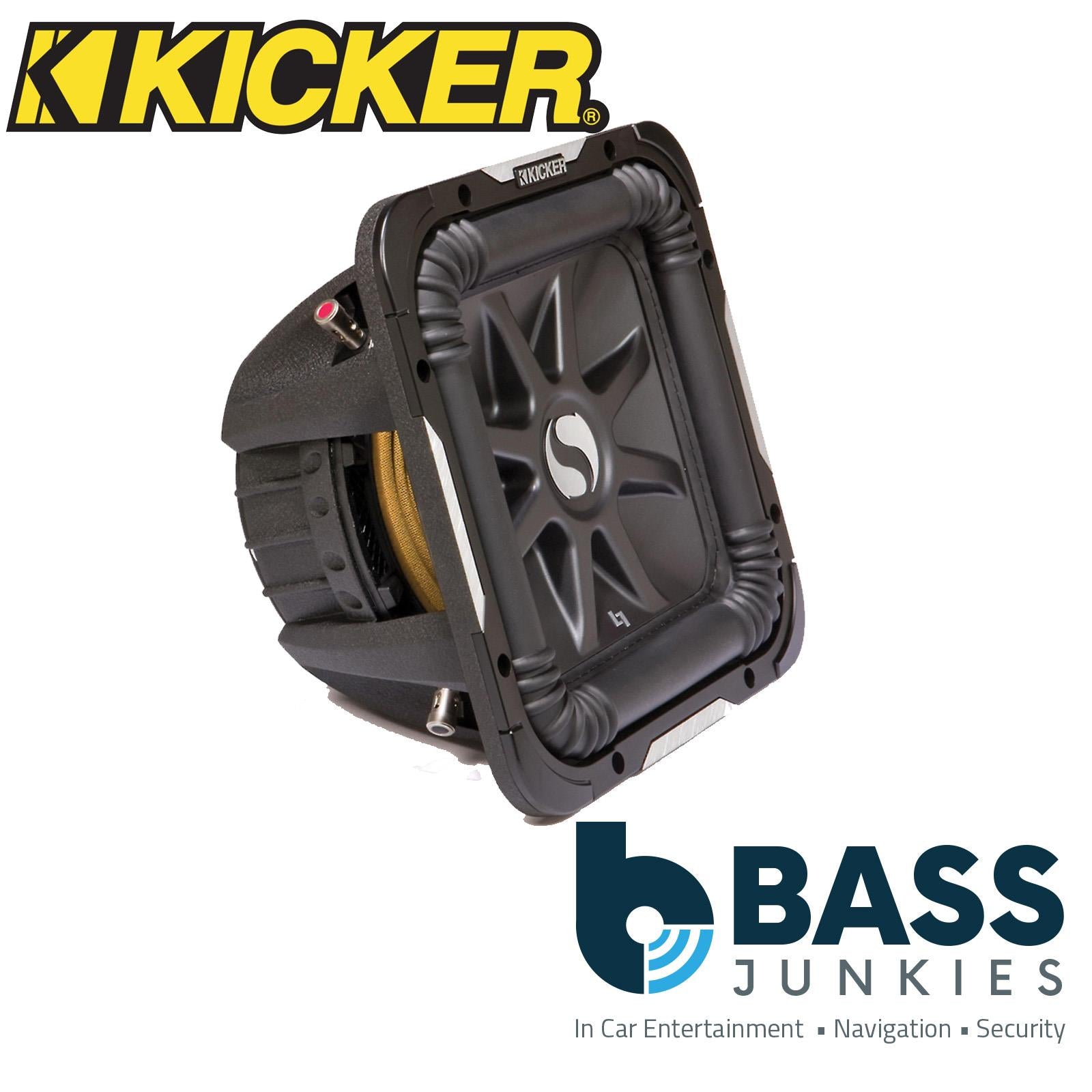 Kicker 11S10L72 - Solo-Baric 10" 25cm Square 1200 Watts 2 Ohm DVC Car Subwoofer