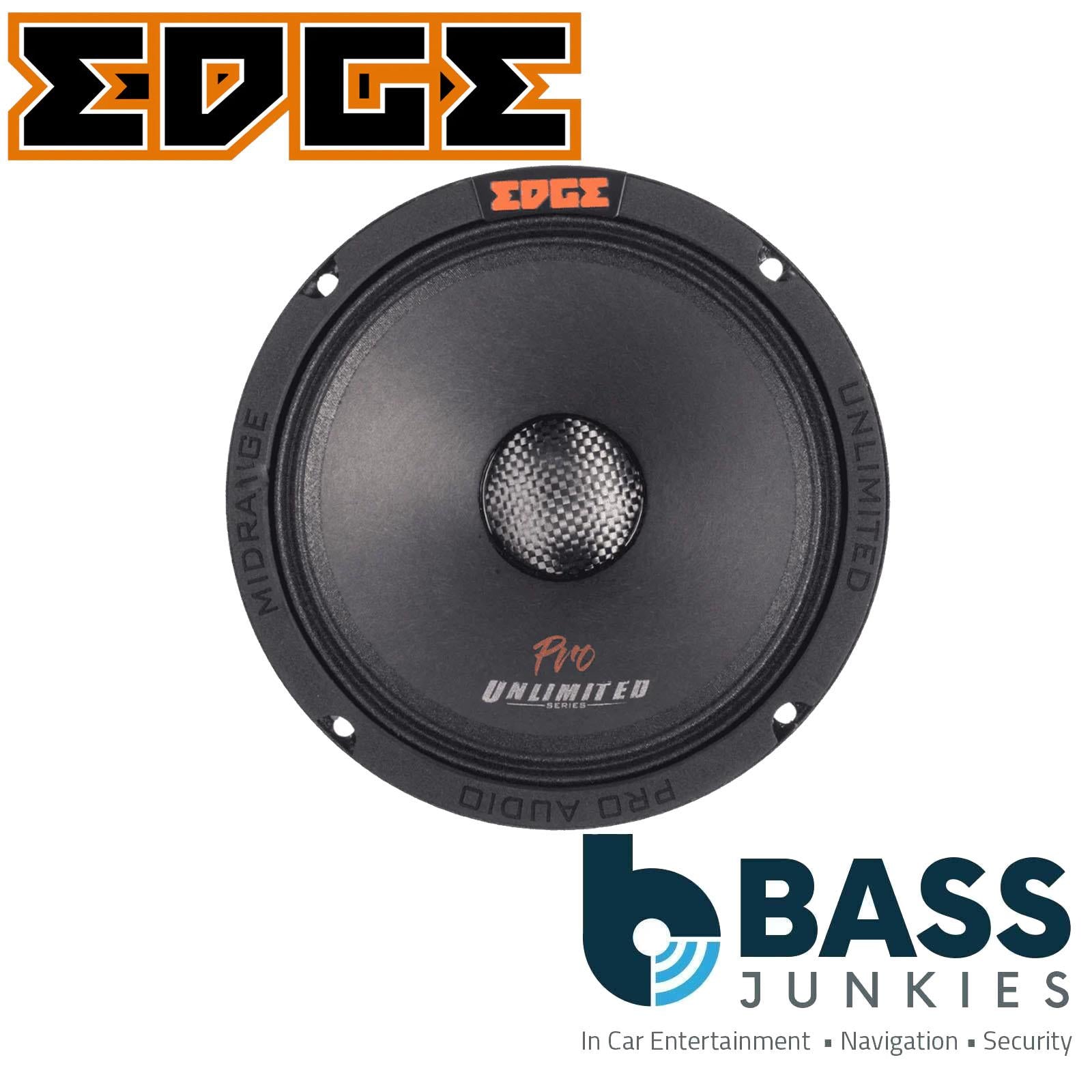 EDGE EDUPRO6-E3 - 1600 Watts 16.5cm 6.5 Inch Pro Car Audio Midrange Speakers PAIR