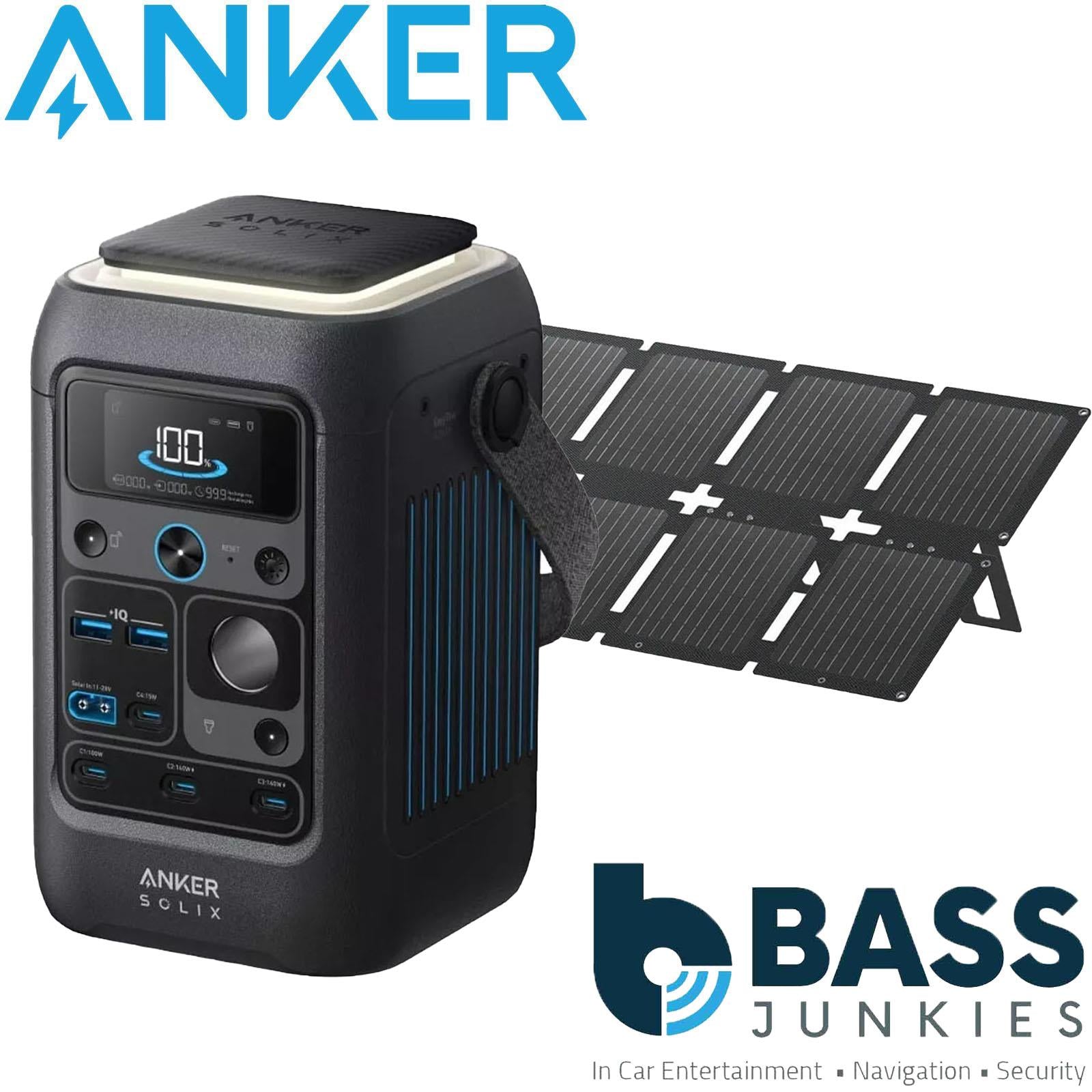 Anker SOLIX C300X DC 288Wh Power Station + PS60X 60W Foldable Solar Panel