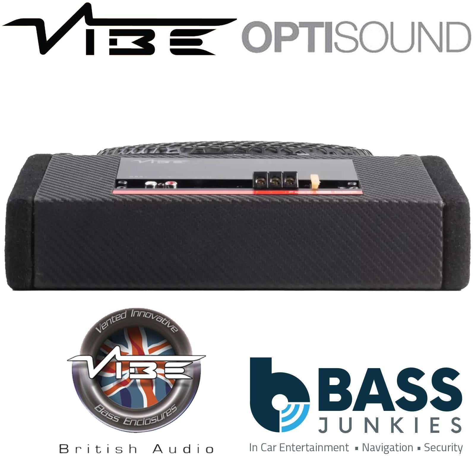 Vibe OPTISOUNDAUTO10A-V4 - 10" 900 Watts Amplified Underseat Car Subwoofer