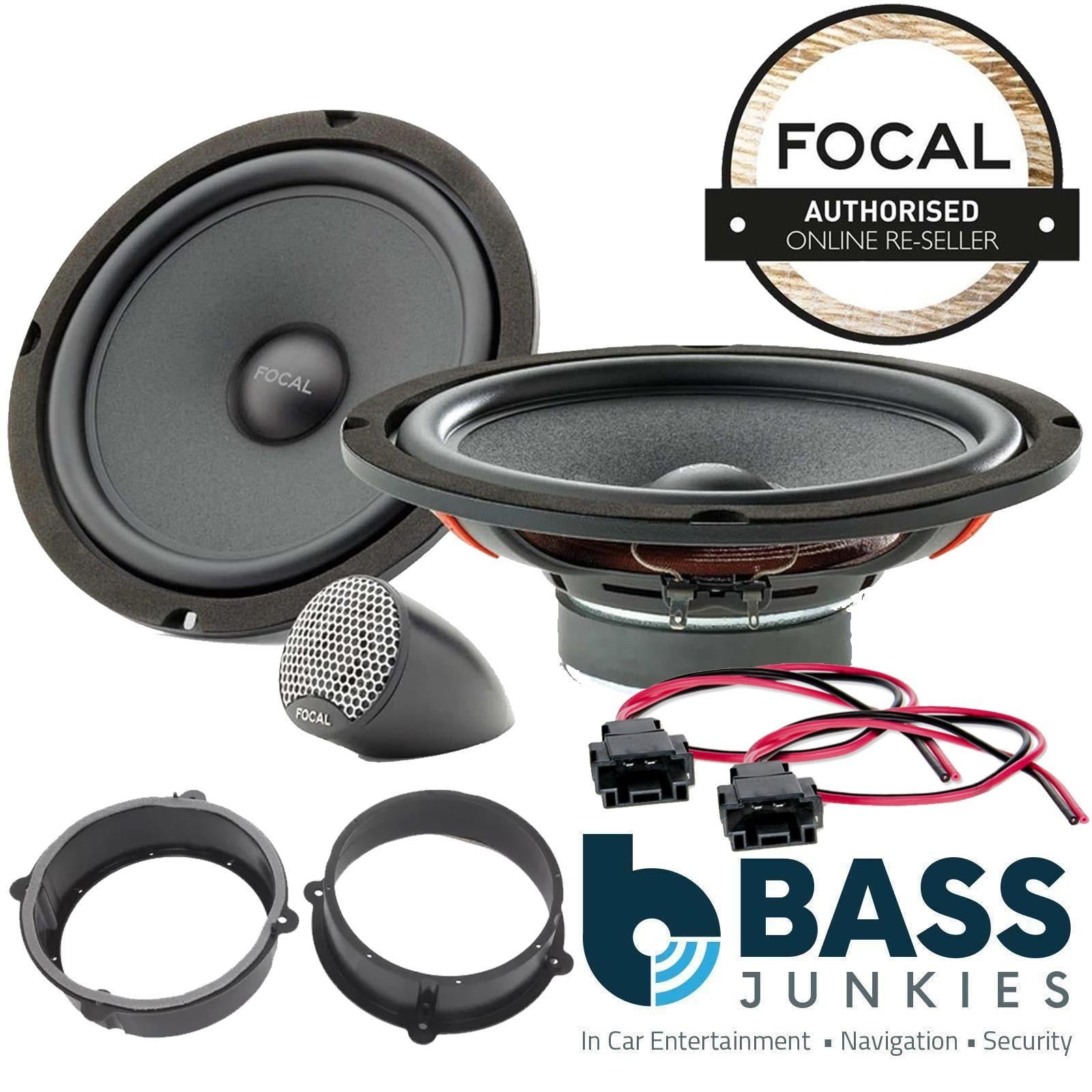 Front Door Component Car Speaker Upgrade Kit fit Audi A6-11-18 MK4 Focal 8" 320W