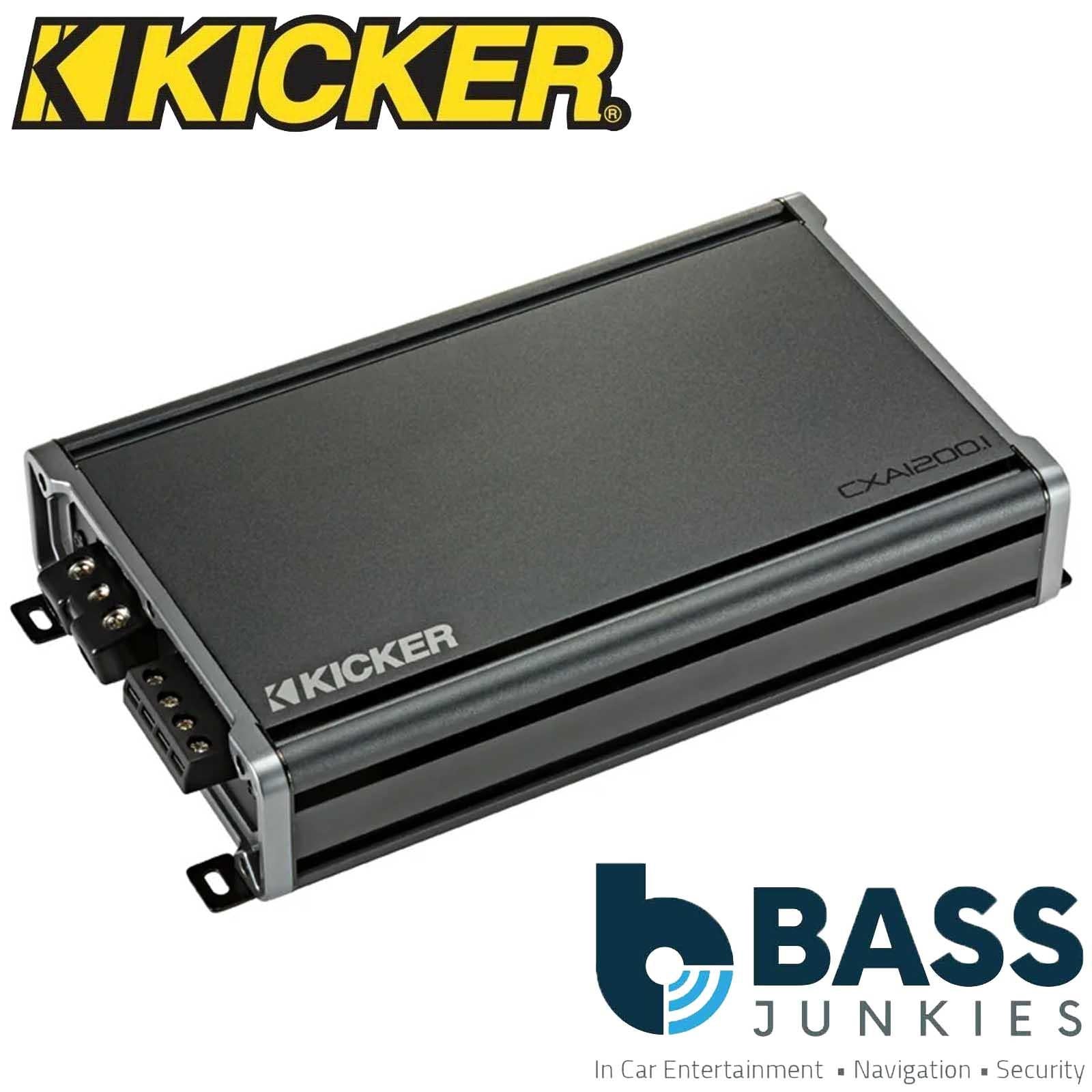 Kicker 46CXA12001 - 1200 Watts Monoblock Class D Subwoofer Amp Amplifier