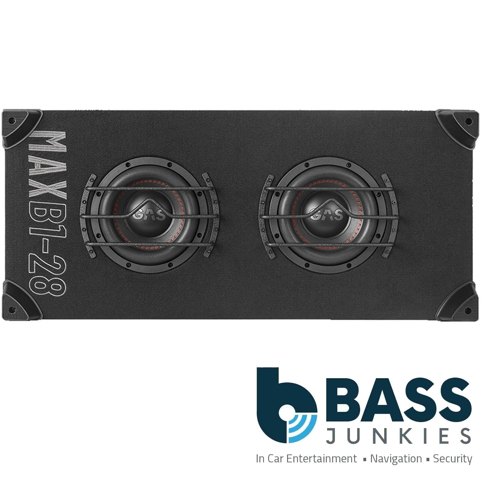 Gas MAD B1-28 - 2000 Watts 8 Inch 20cm Double Vented Enclosure Car Subwoofer