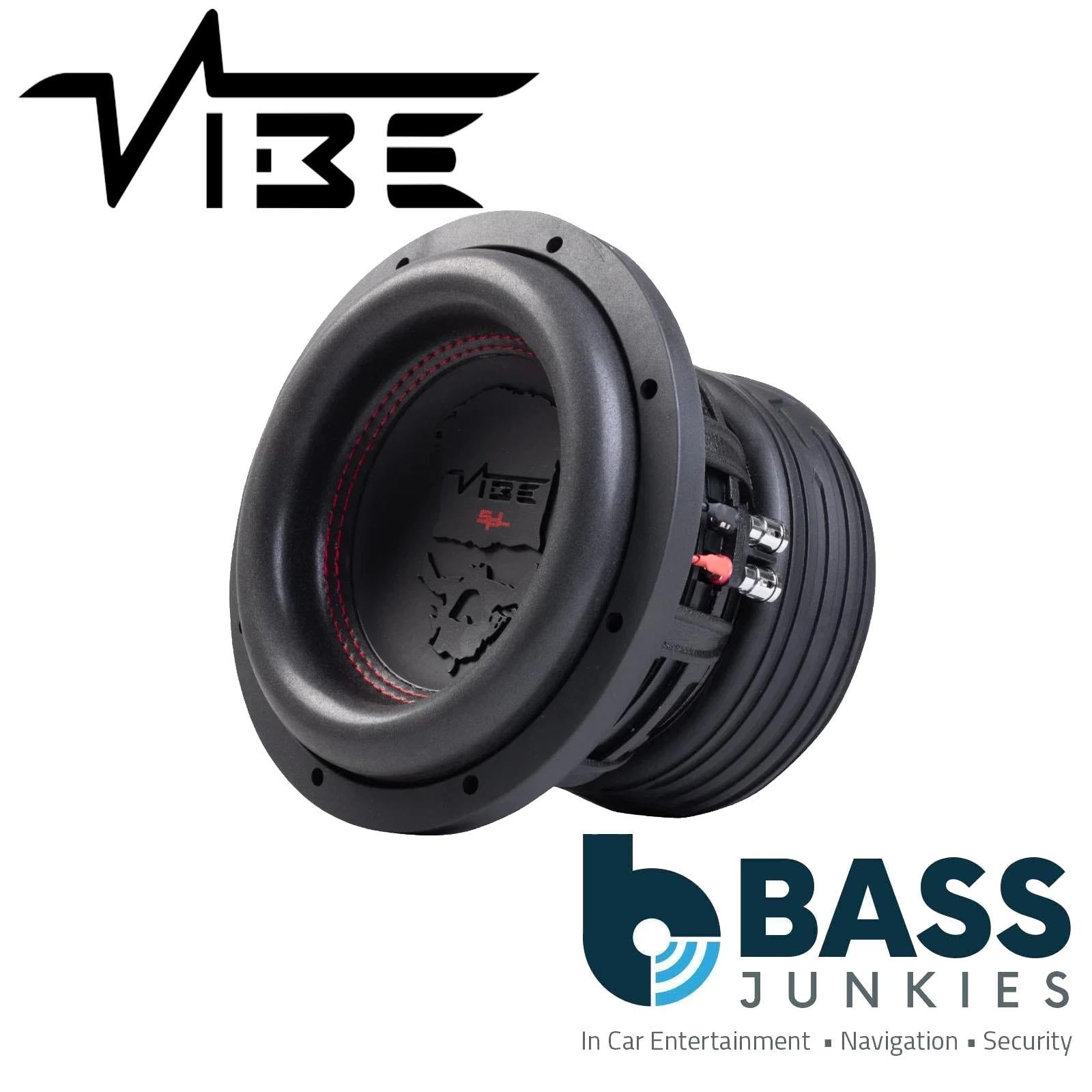 VIBE Black Death BD8D2-V4 - 8inch 2400W 2Ohm SPL Car Audio Bass Subwoofer