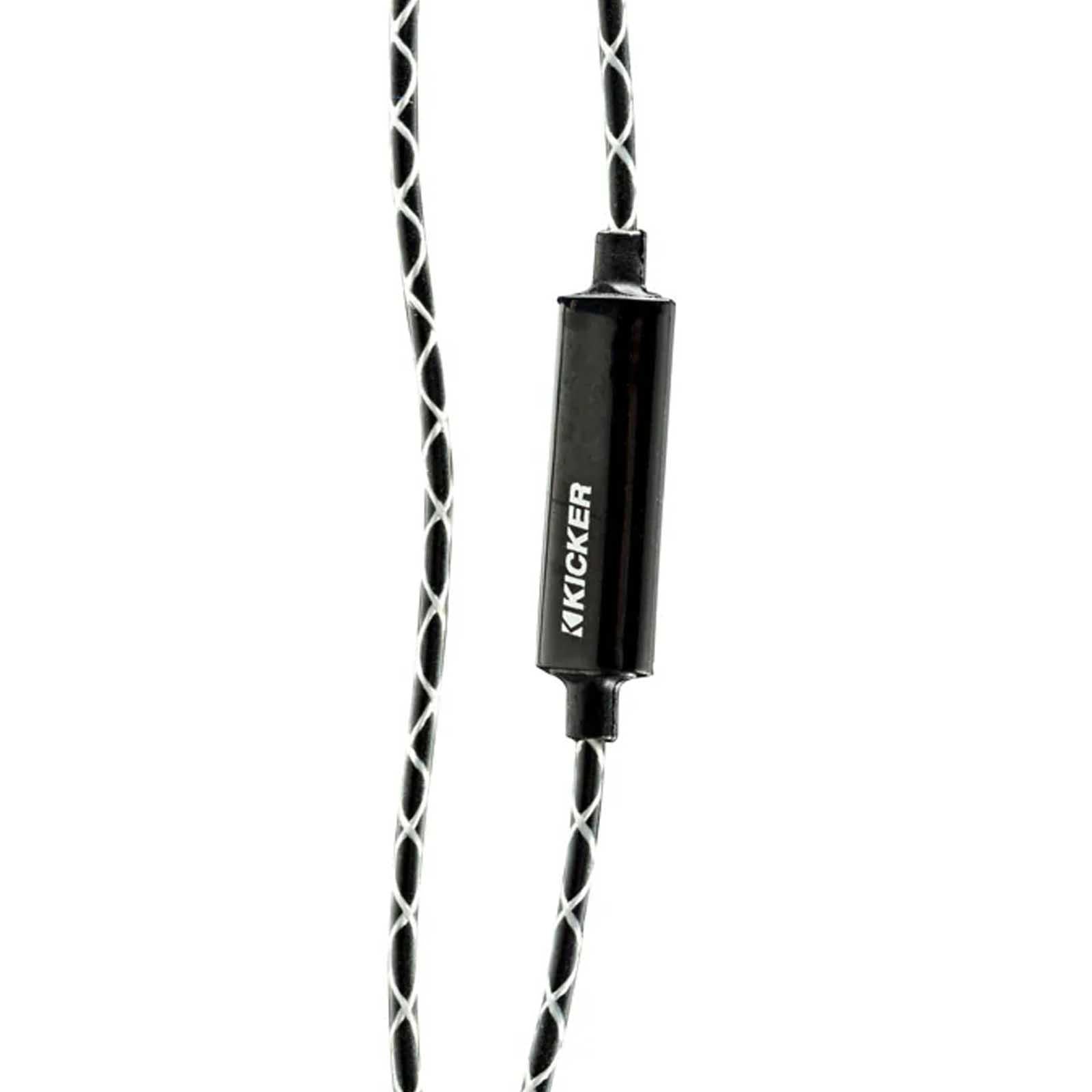 Kicker 46EB54 - Wired Earbuds Headphones With Mic Remote Black 3.5mm