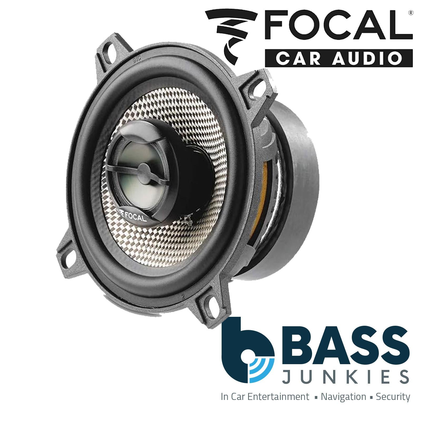 Focal 100AC - ACCESS Series 4" 10cm 80 Watts 2 Way Coaxial Door Shelf Car Speakers Pair