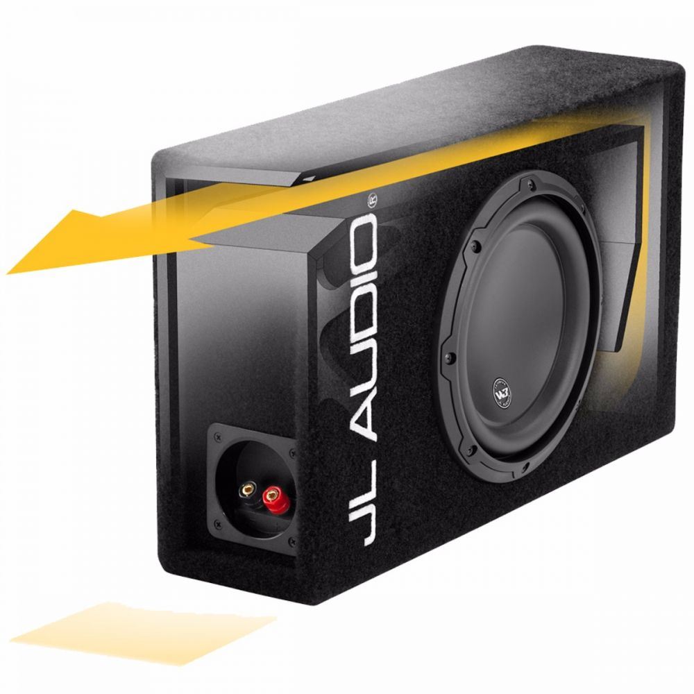 JL Audio CP108LG-W3V3 - MicroSub Ported Enclosure with Single 8" Inch Driver (8W3v3-4)