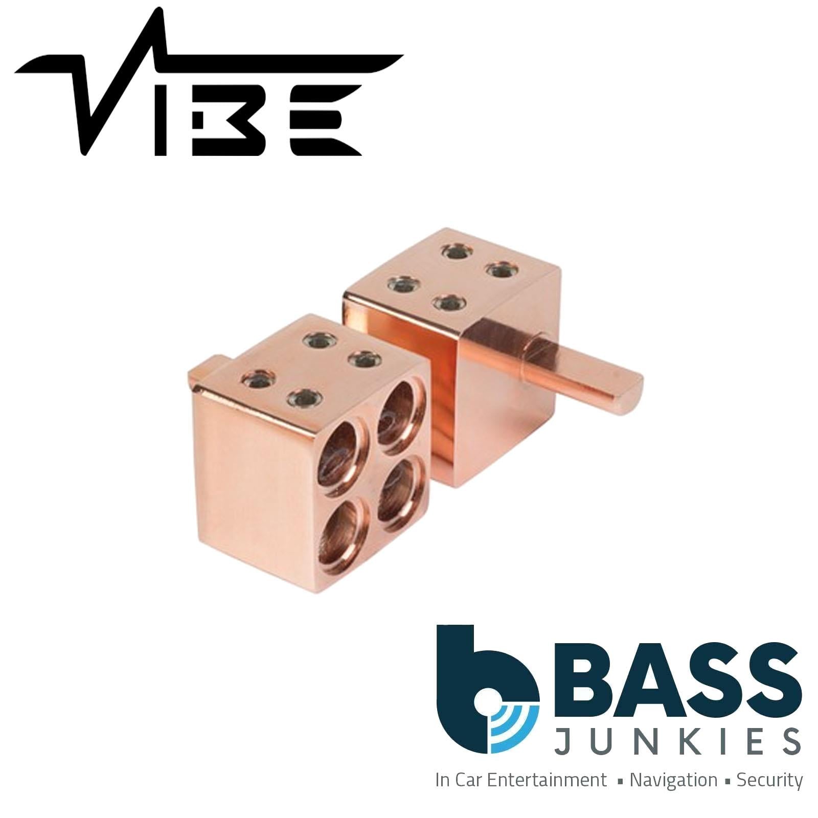 Vibe CLDIPC-V7 - Copper Dual 0 AWG Amplifier Input Adaptor