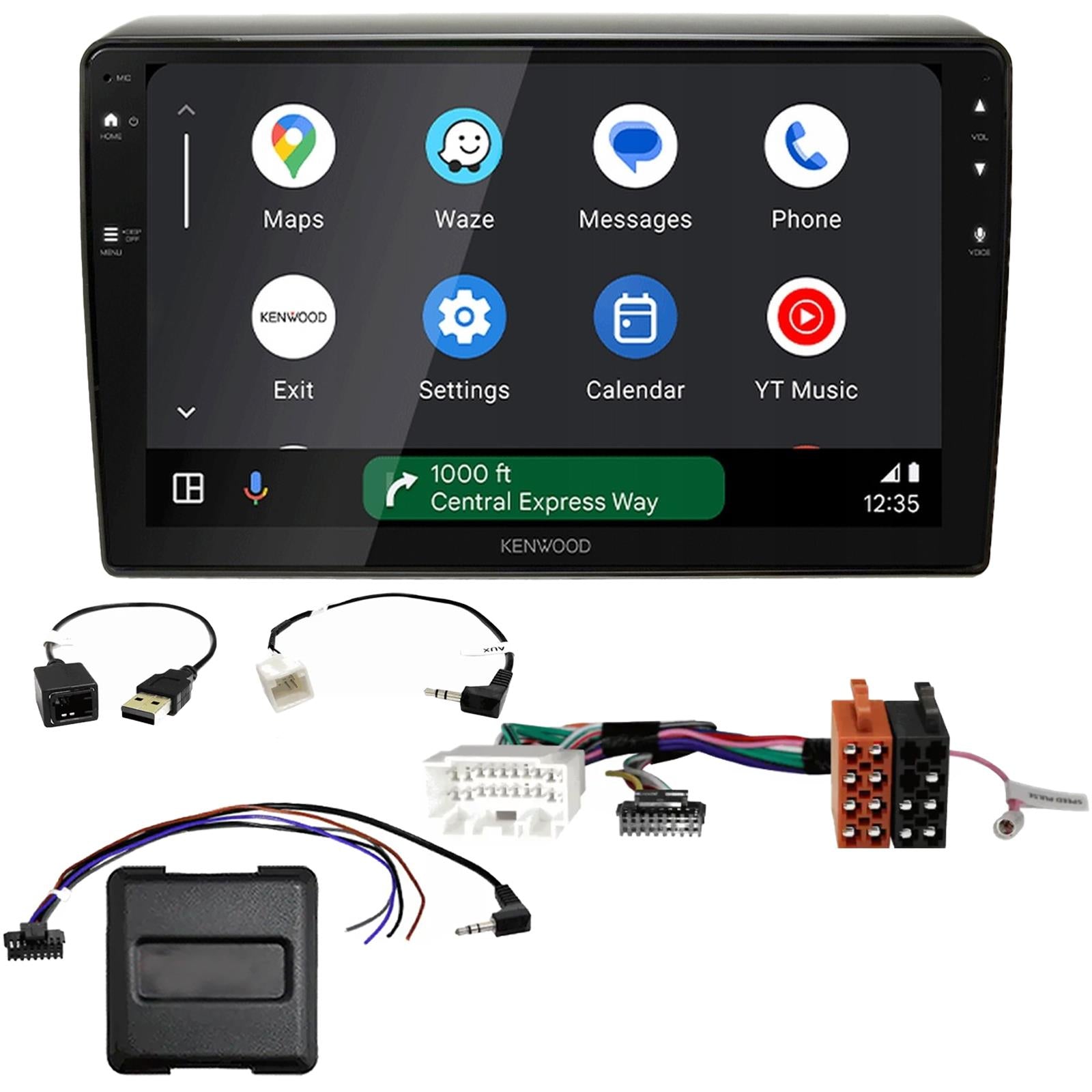 Kenwood 9" CarPlay Android Car Stereo Kit For Suzuki Swift Black 2018 Onwards