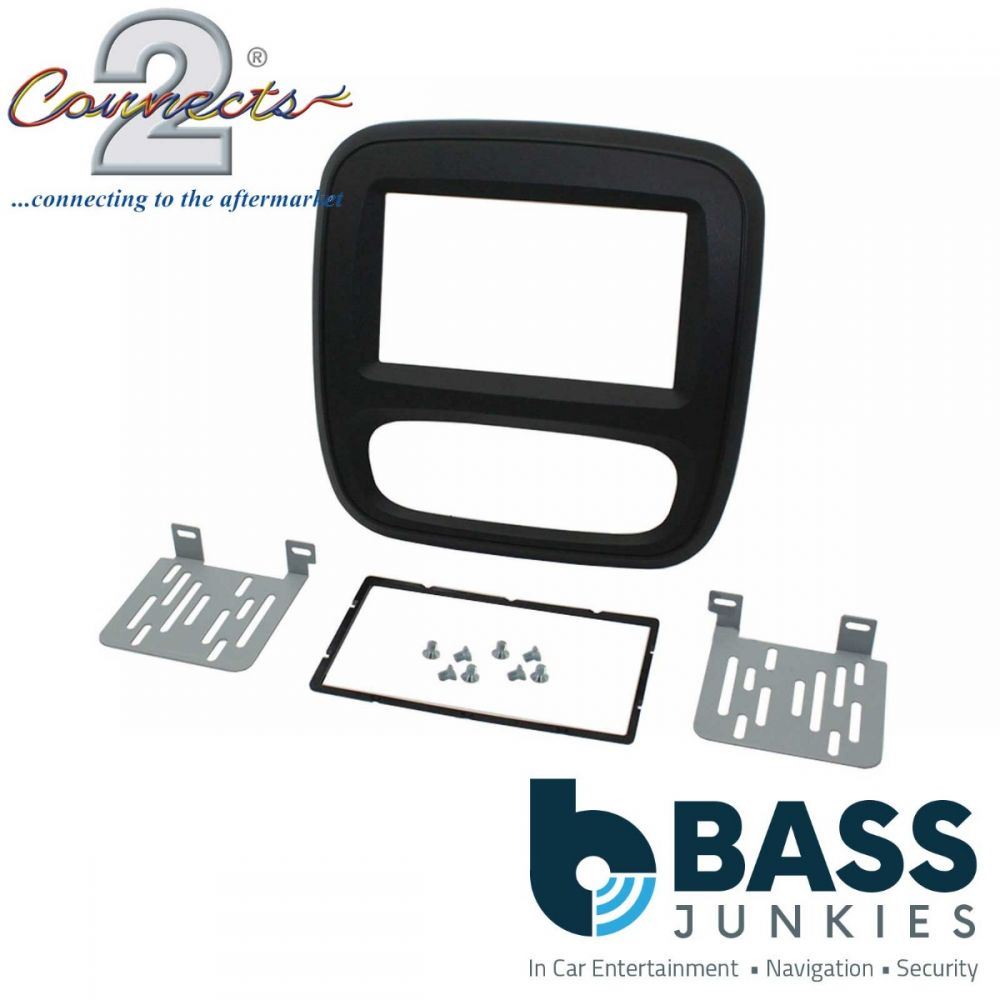 Connects2 CT23VX49 Vauxhall Vivaro 2014 Onwards Car Stereo Double Din Fascia Panel
