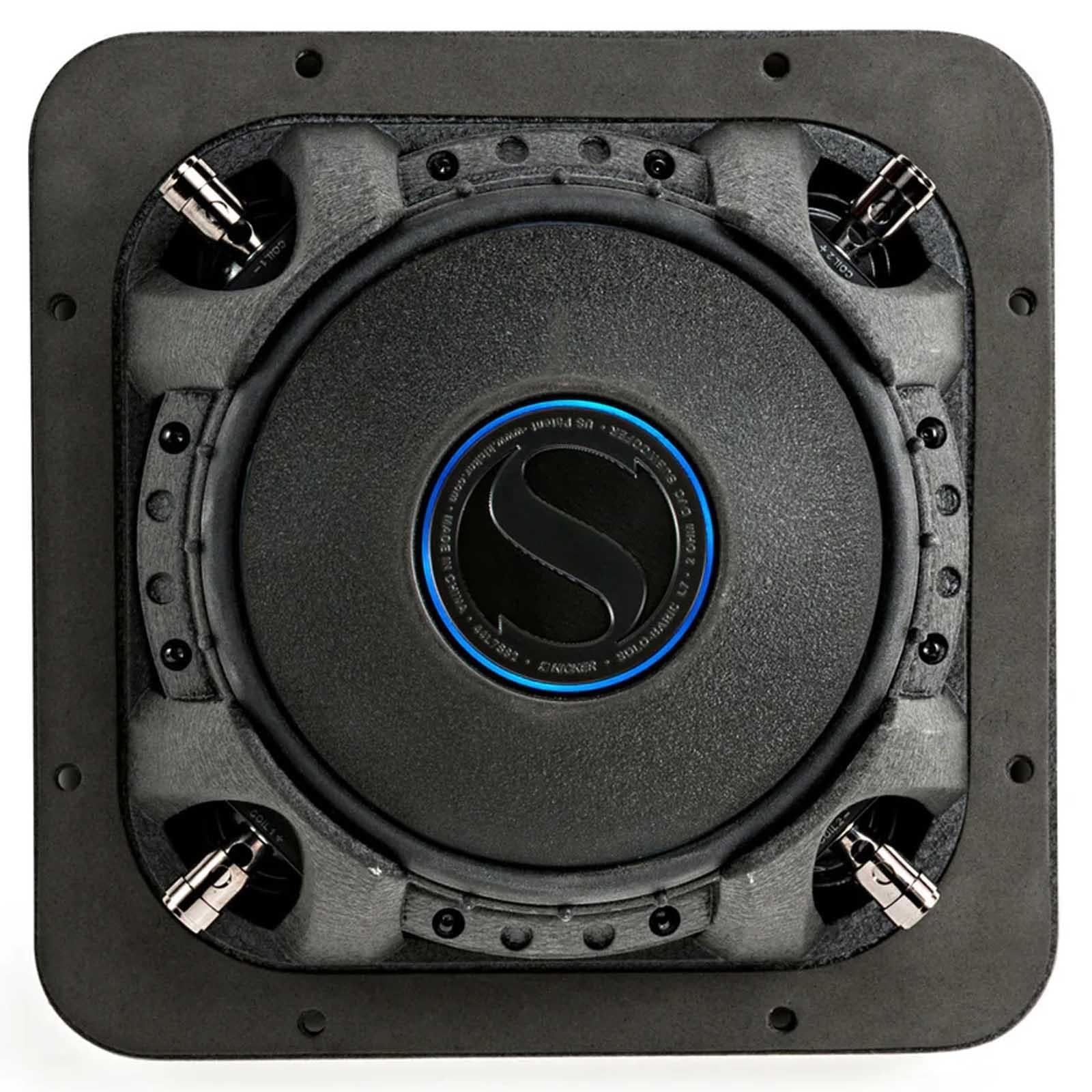 Kicker 44L7S104 - 1200 Watts 10" Solo-Baric L7S Square 4 Ohm Sub Subwoofer
