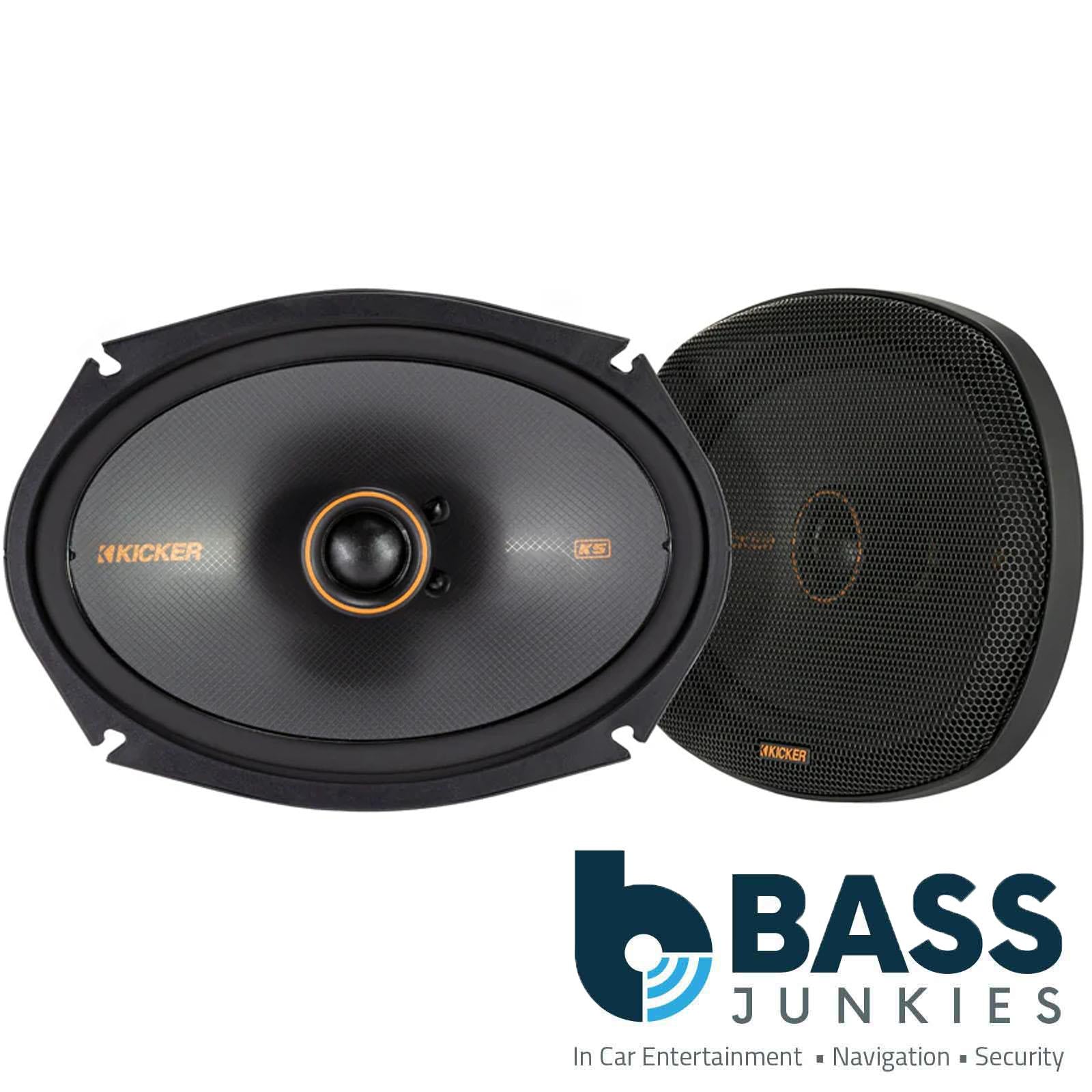Kicker KA51KSC6904 - KS 6x9" 160 x 230 mm 300 Watts Car Door Coaxial Speakers