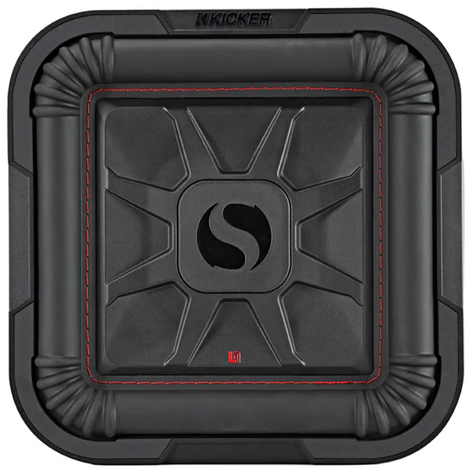 Kicker 46L7T104 L7T 10" Slim Square Subwoofer DVC 4 Ohm 1000W