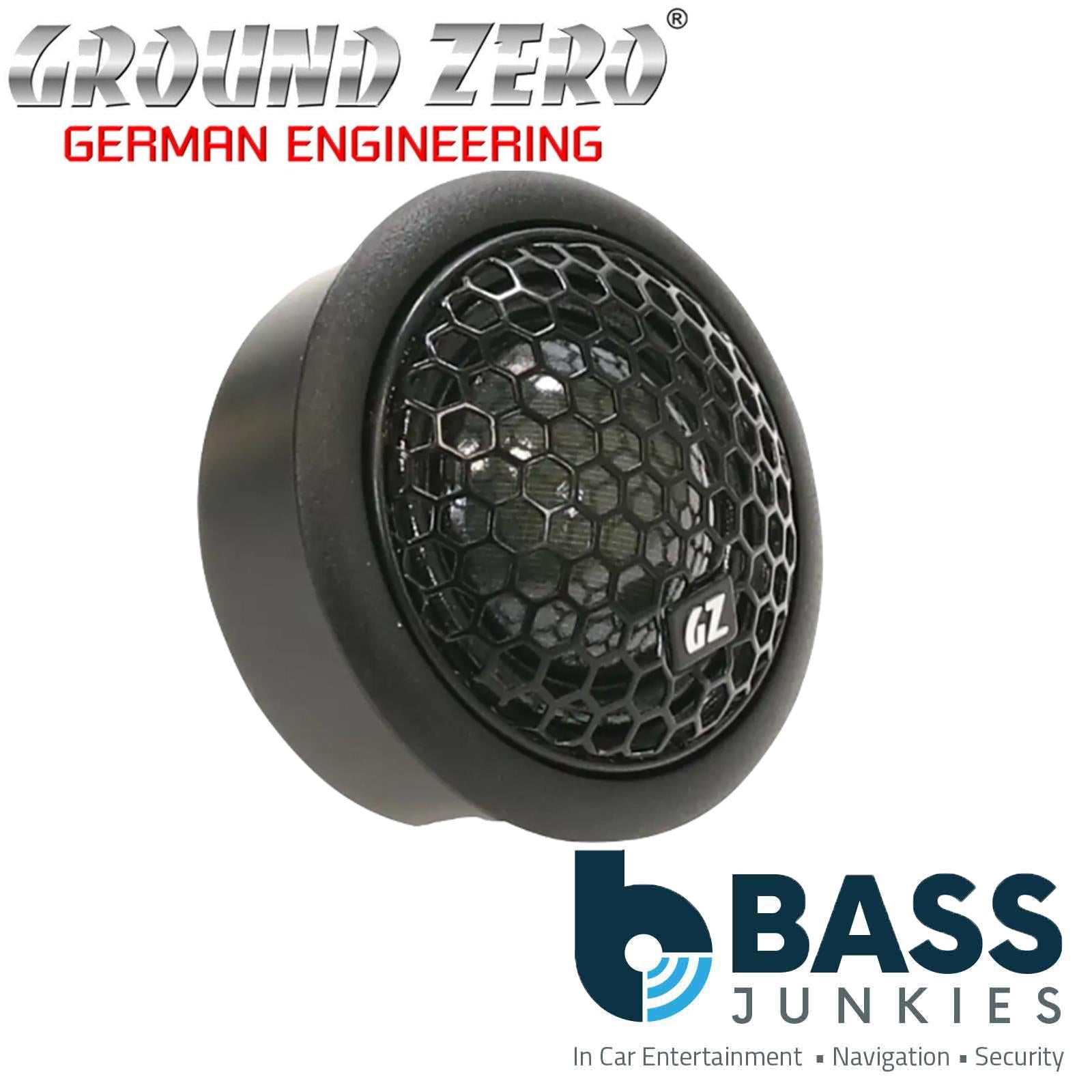 GROUND ZERO GZUT 28SQ 130 Watts 28 mm / 1.1″ silk dome tweeter