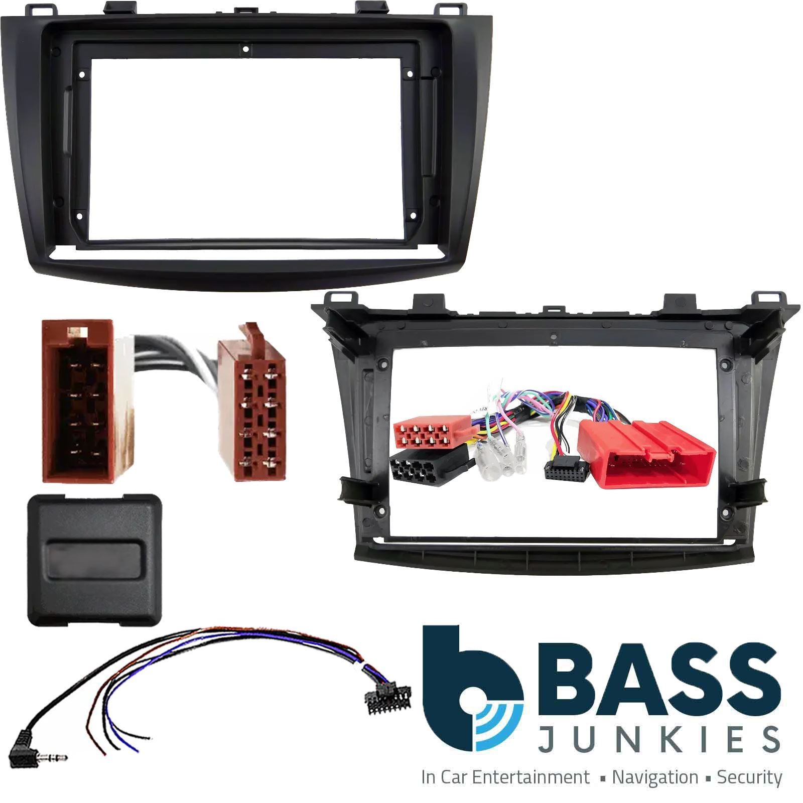 Aerpro 9" DAB CarPlay Android Car Stereo Fitting Kit For Mazda 3 2010 - 2013