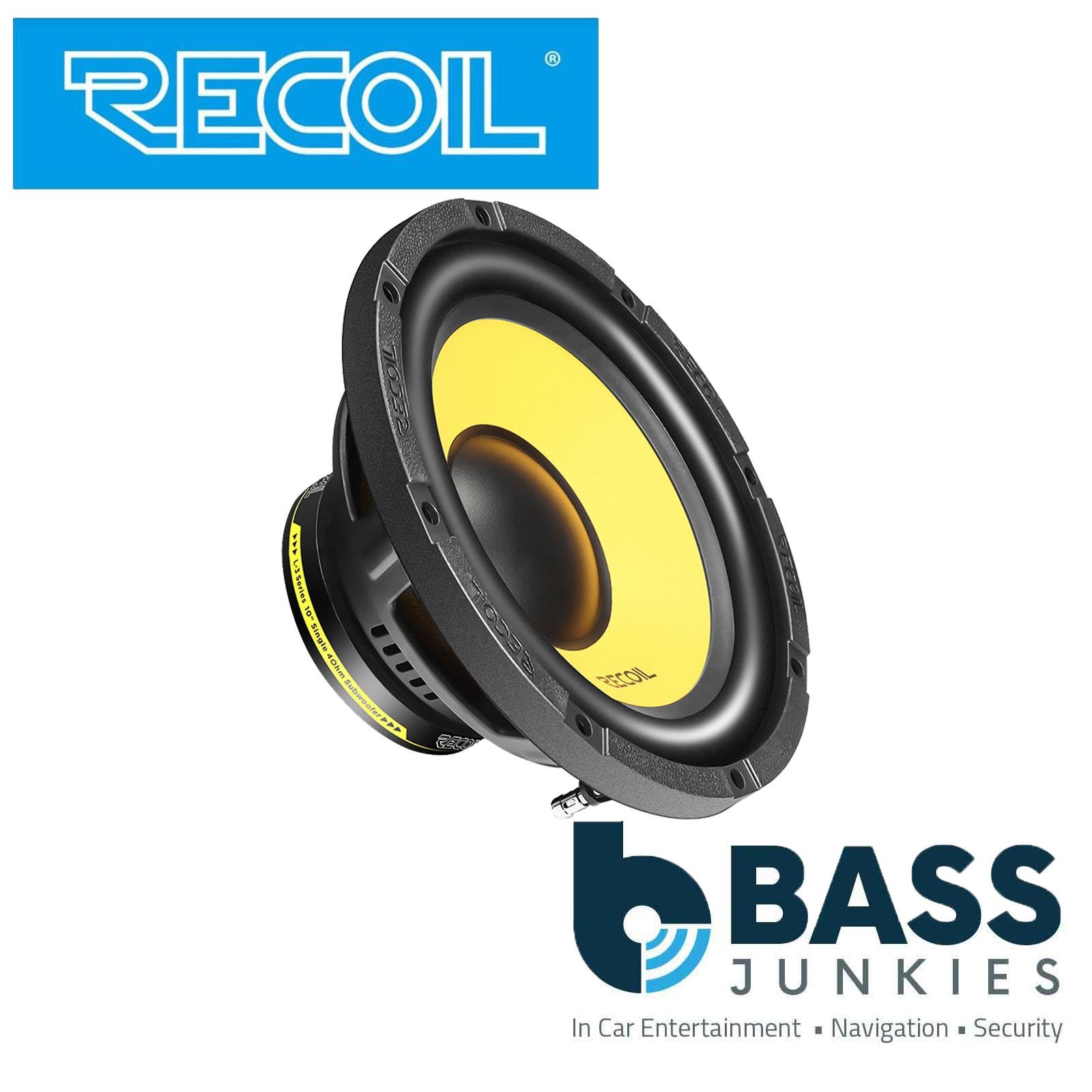 Recoil LW8S4 - 160 Watts 8" Inch 20cm Single Voice Coil 4-Ohm Car Sub Subwoofer