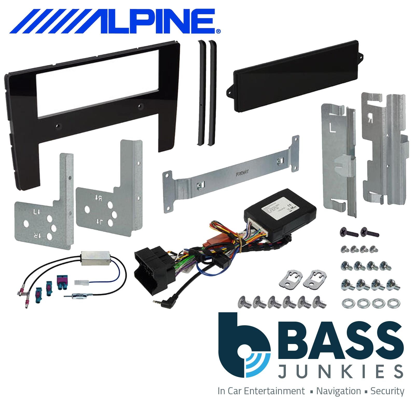 Alpine KIT-HALO-VW320 - Halo 9/11 Car Stereo Fascia Panel & Steering Wheel Interface Fitting Kit For VW Polo MK6
