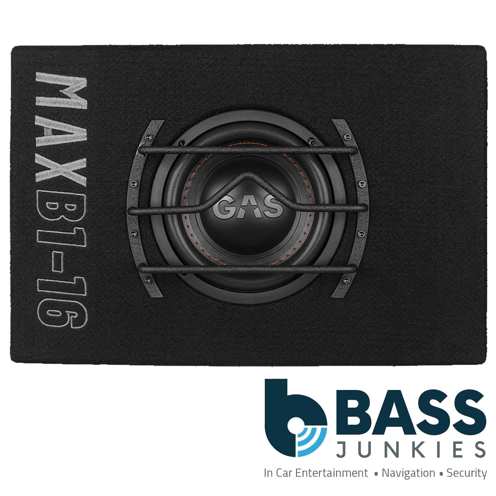 Gas MAX B1-16 - 800 Watts 6.5 Inch 16.5cm Vented Enclosure Car Subwoofer