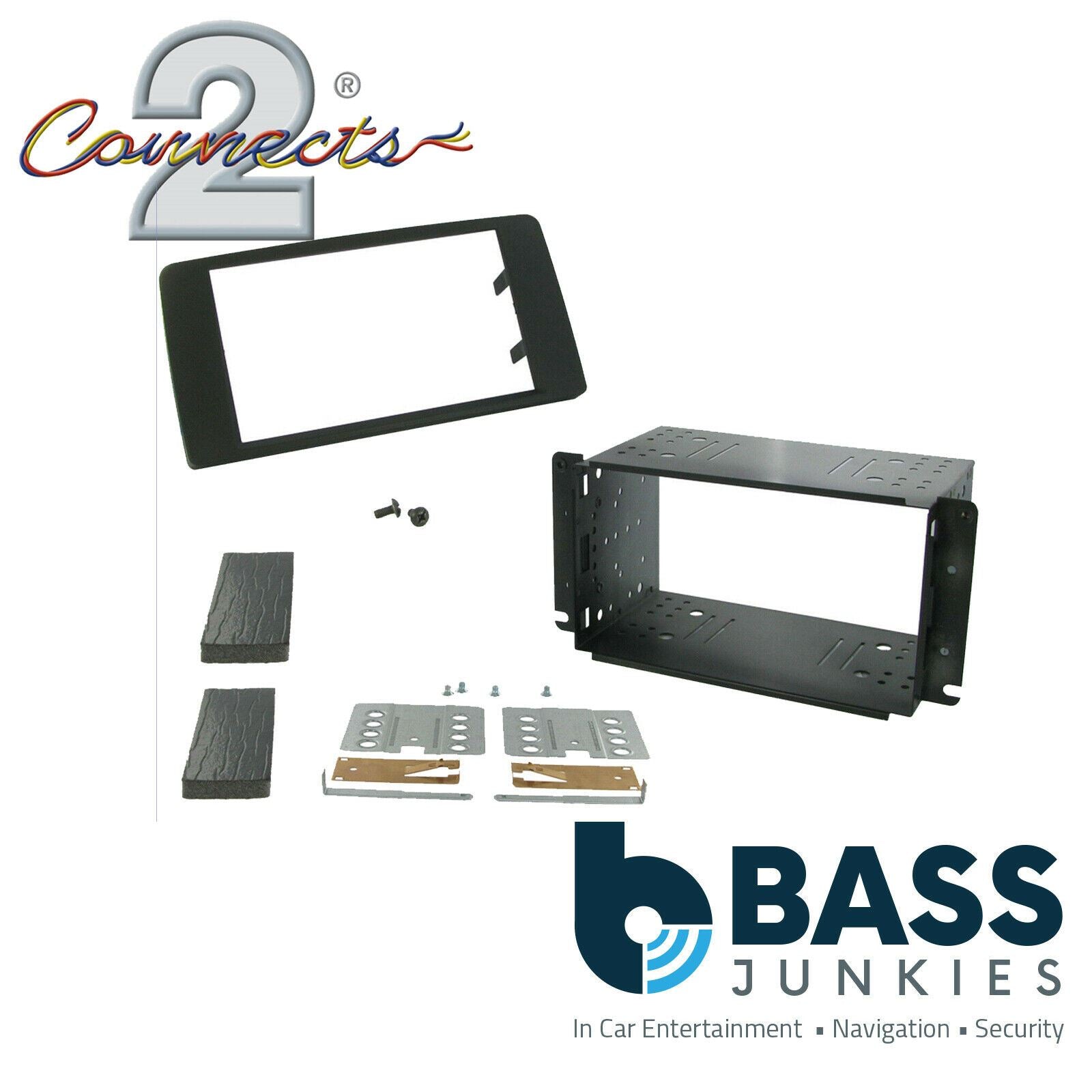 Connects2 CT23MN01 - MAN TGX 2008 Onwards Double Din Fascia Panel