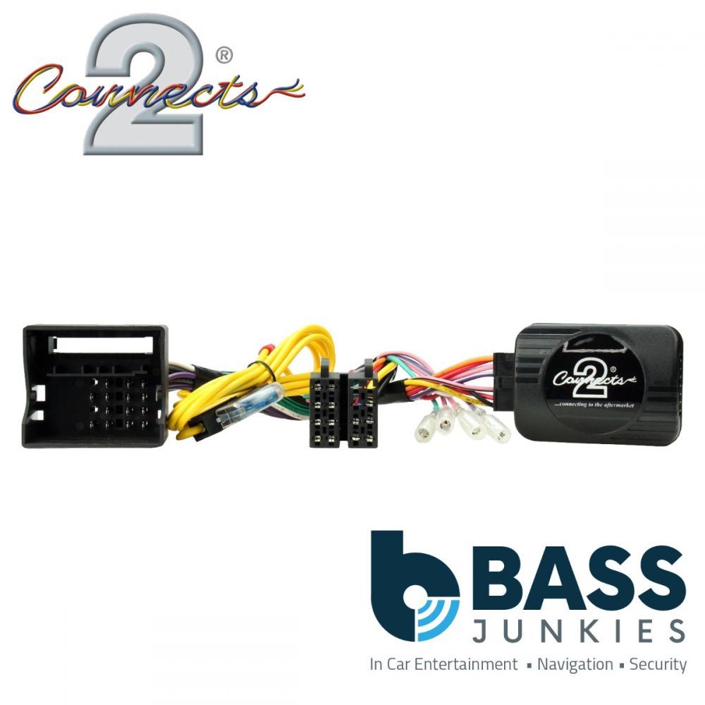 Connects2 CTSBM005.2 - BMW 1 3 5 6 7 Series Mini X1 Z4 Quadlock Car Stereo Radio Steering Wheel Interface Stalk Control