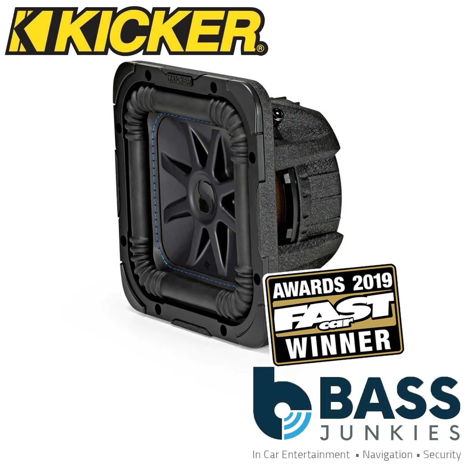 Kicker 44L7S82 - 900 Watts 8" Solo-Baric L7S Square 2 Ohm Sub Subwoofer