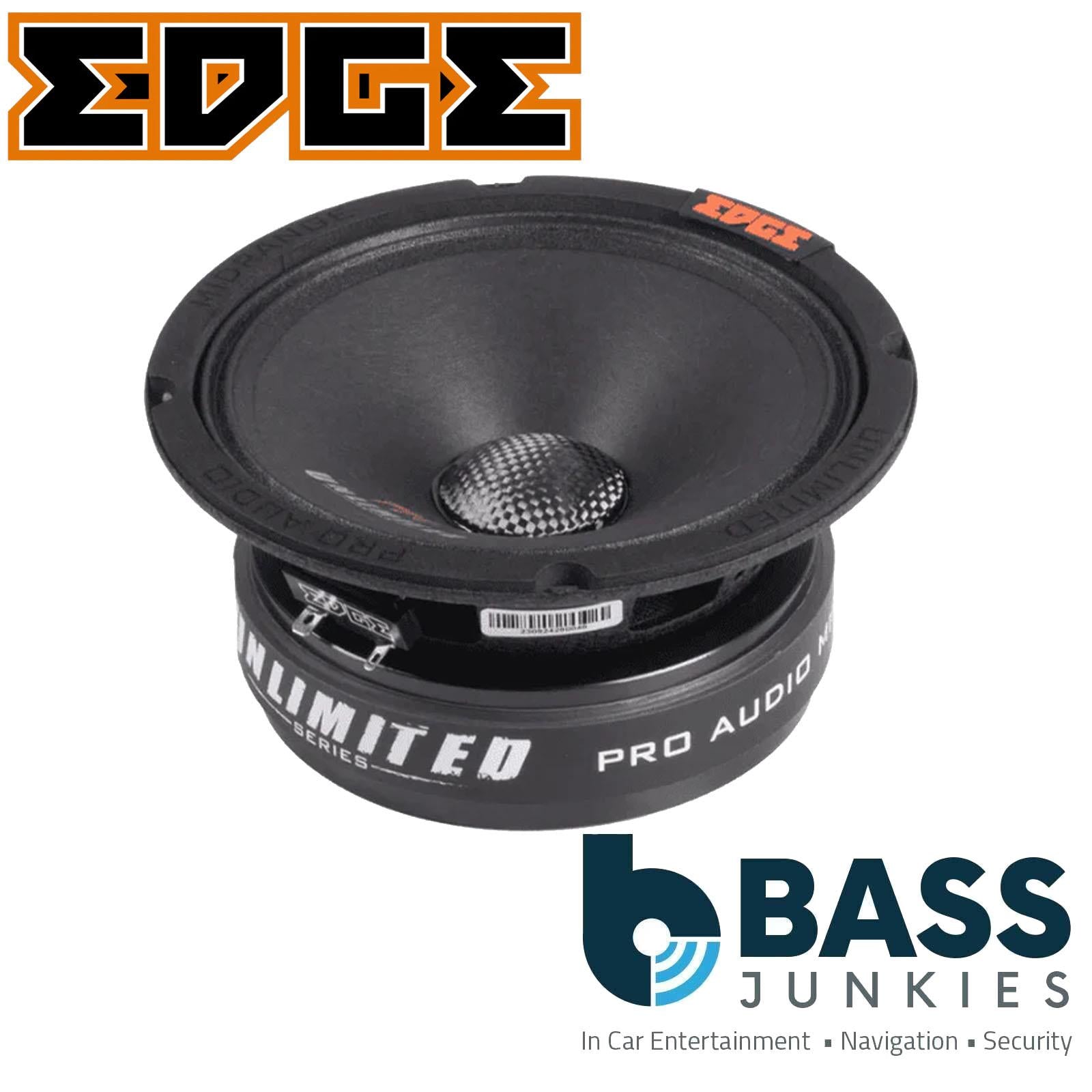 EDGE EDUPRO6-E3 - 1600 Watts 16.5cm 6.5 Inch Pro Car Audio Midrange Speakers PAIR