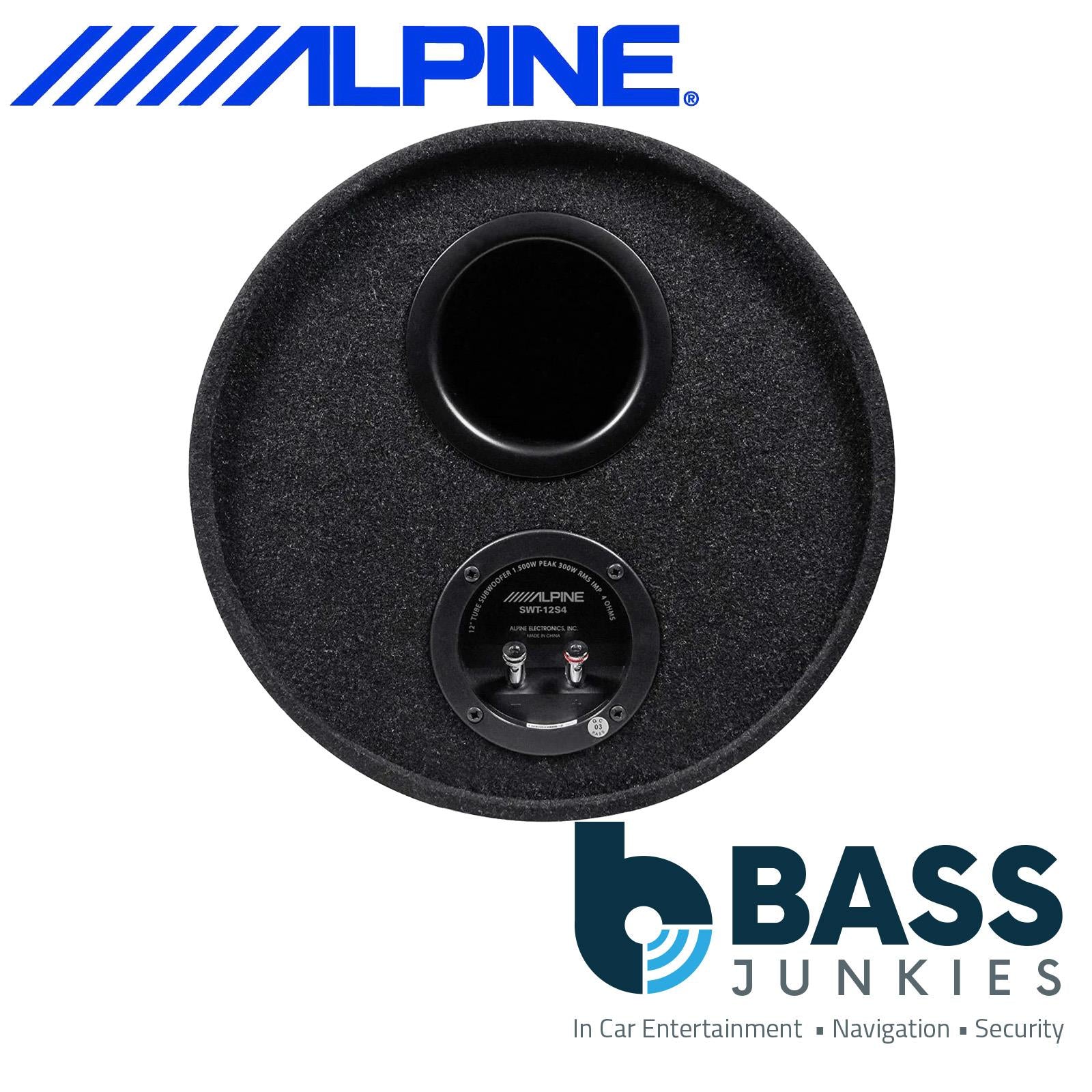 ALPINE 1000 Watts 12" Sub Subwoofer Car Bass Tube 2 Channel Amplifier & Amp Kit