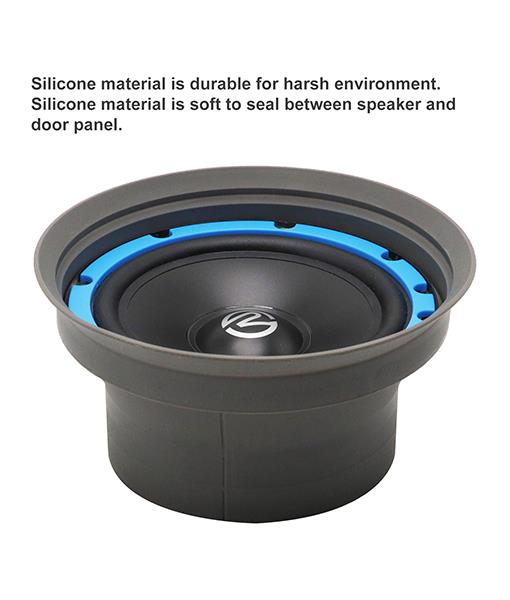 Recoil SPB8 - 20cm 8″ Waterproof Silicone Car Speakers Baffle & Isolator Kit