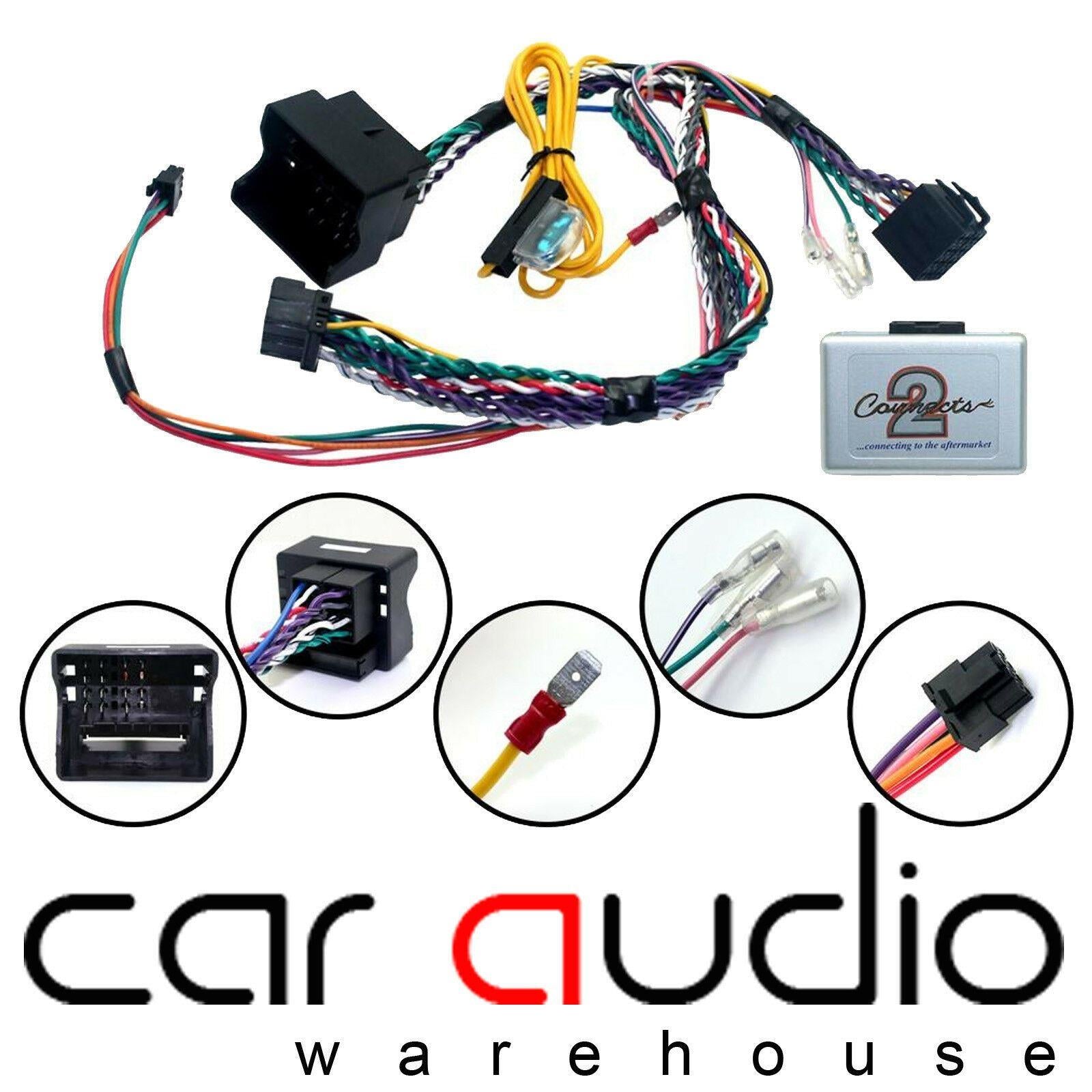 Connects2 CTSBM006 - BMW 1 3 5 Series Car Stereo Radio Steering Wheel Interface Stalk Control Parking Sensor Audio Retention