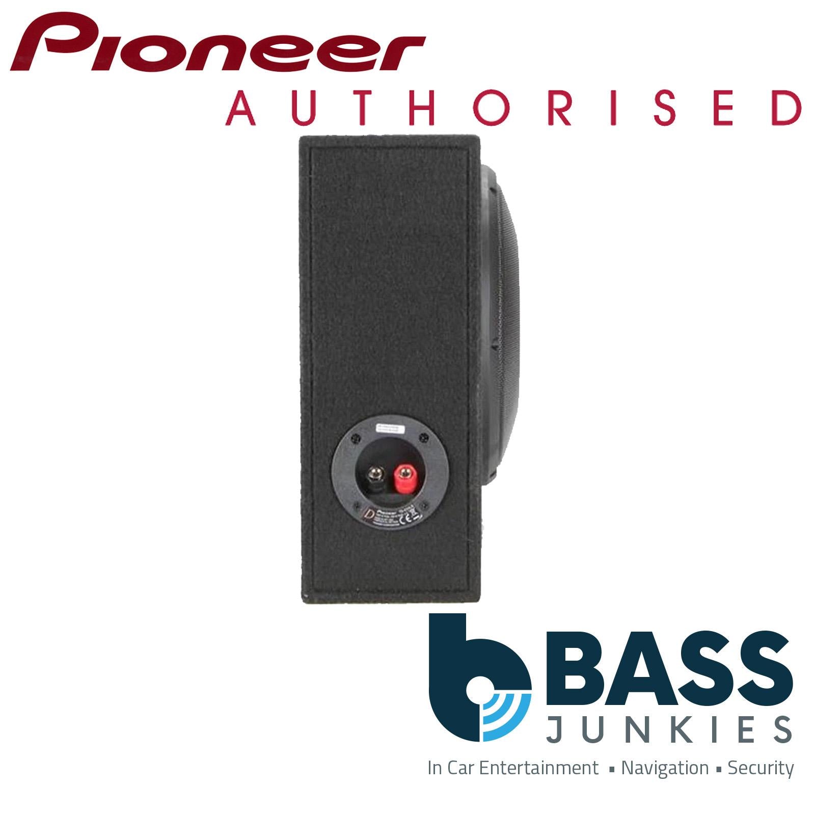 Pioneer TS-D10LB - 1300 Watts 10" Shallow Pre-Loaded Passive Car Subwoofer Bass Box Enclosure