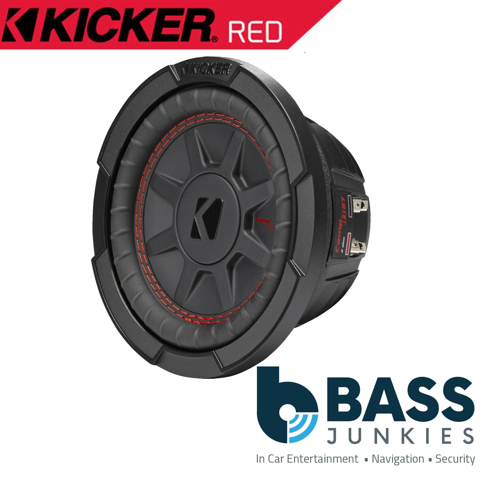KICKER 48CWRT672 6.75" 17cm 300 Watts Dual Voice Coil Car Van Boot Sub Subwoofer