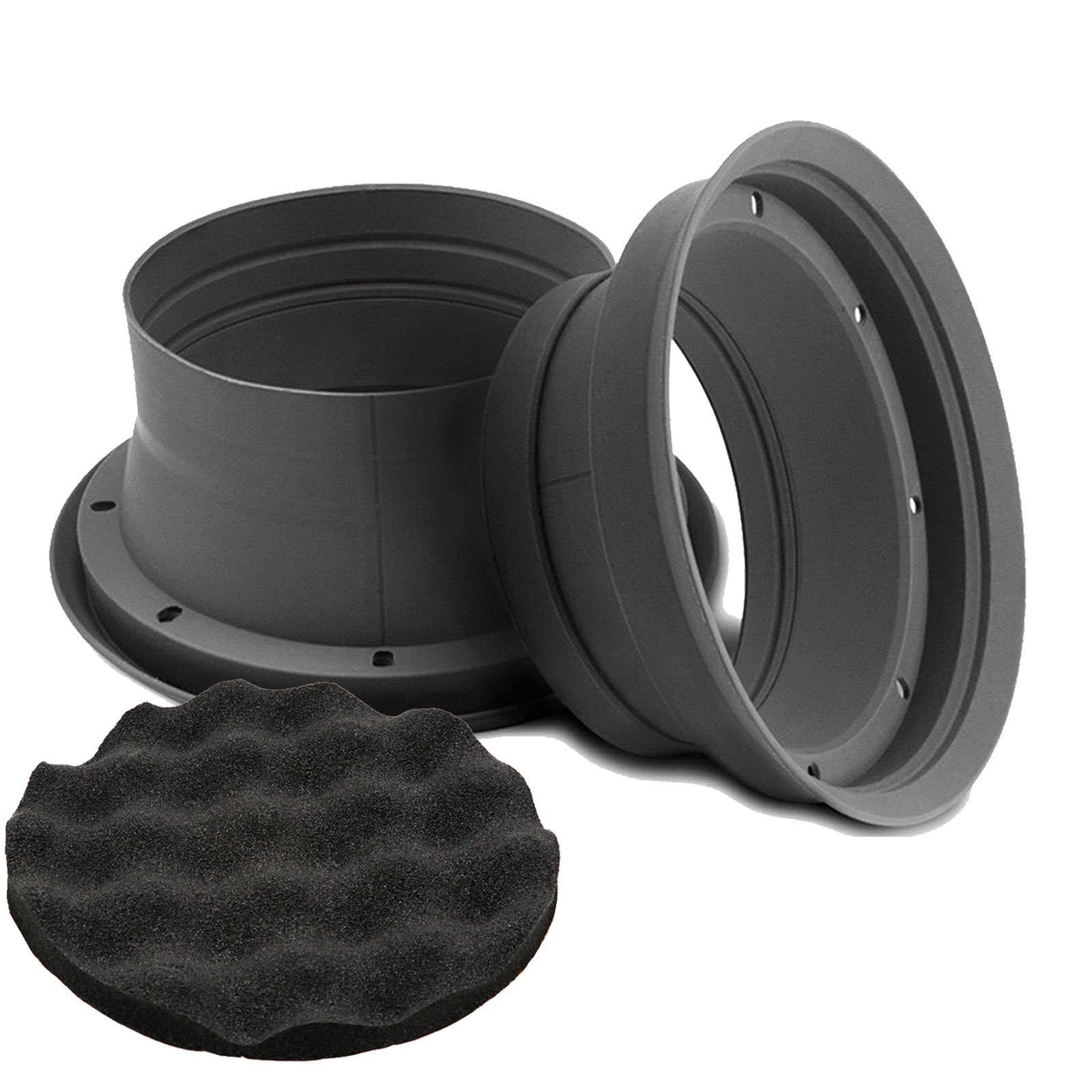 Recoil SPB8 - 20cm 8″ Waterproof Silicone Car Speakers Baffle & Isolator Kit