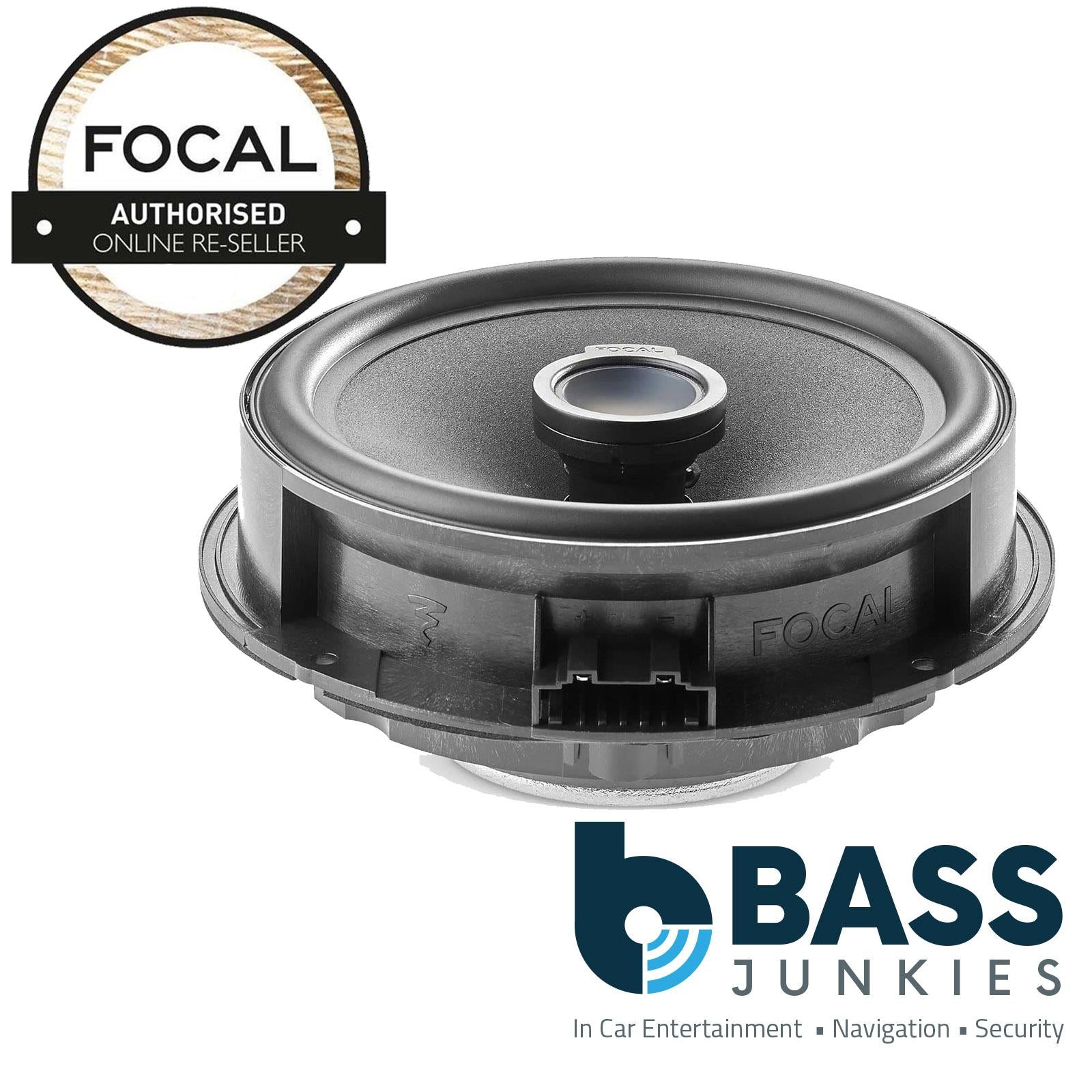 Focal ICVW165 6.5" 240 Watts Coaxial Rear Car Speakers For Volkswagen Eos 2006-2015