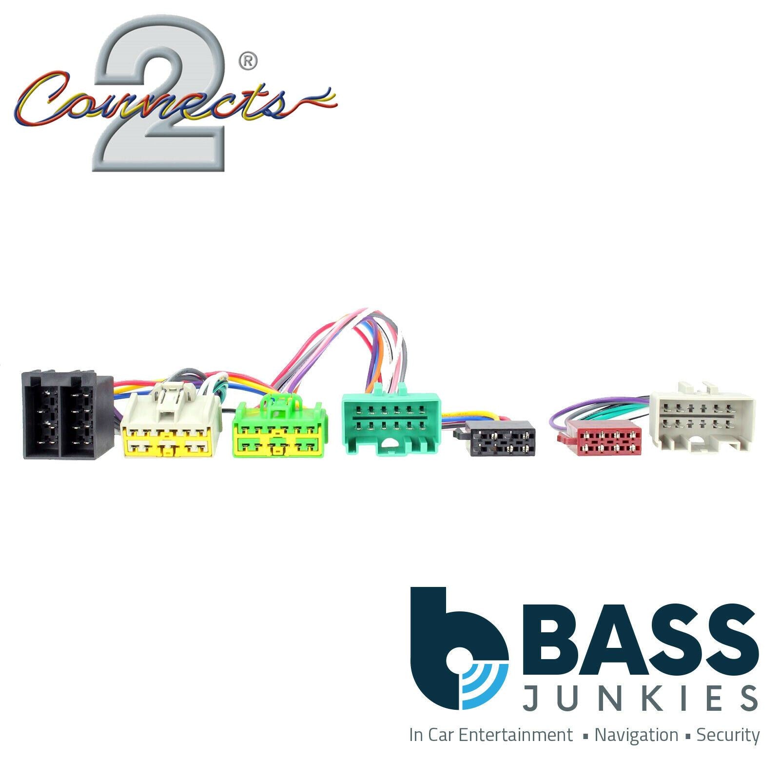 Connects2 CT10VL02 - Volvo C70 S60 V70 XC70 & other Parrot SOT T-Harness Cable Wiring Adaptor