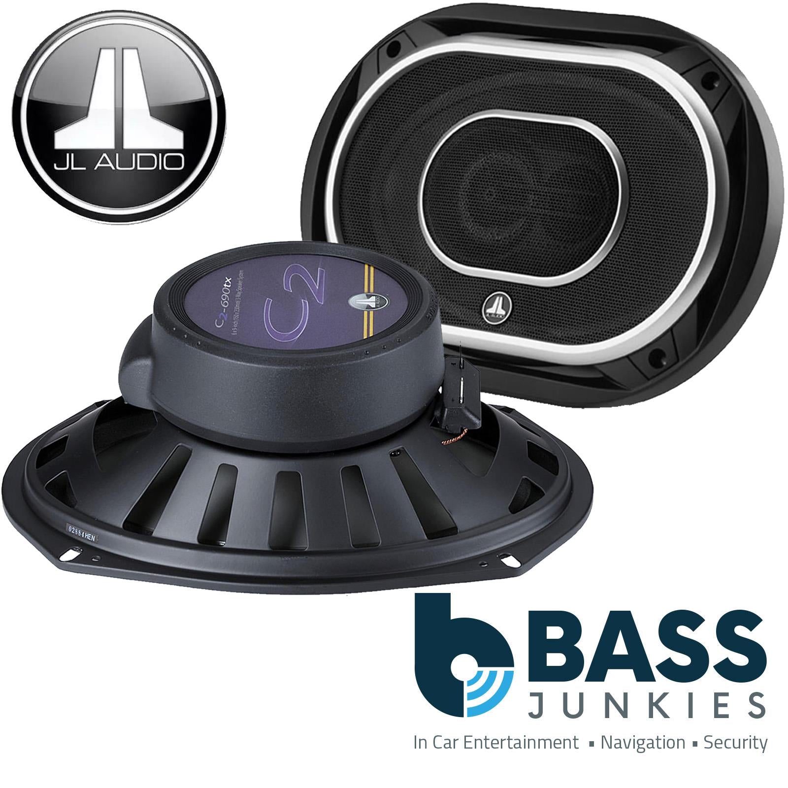 JL Audio C2-690TX - 6 x 9" 280 Watts a Pair 3 Way Coaxial Parcel Shelf Car Speakers