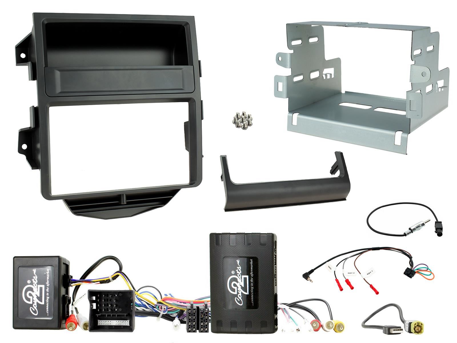 SONY XAV-1550D DAB+ Smart Bluetooth Car Radio + Stereo fitting kit + Steering Wheel Controls Loom for Porsche Macan 2014-2016