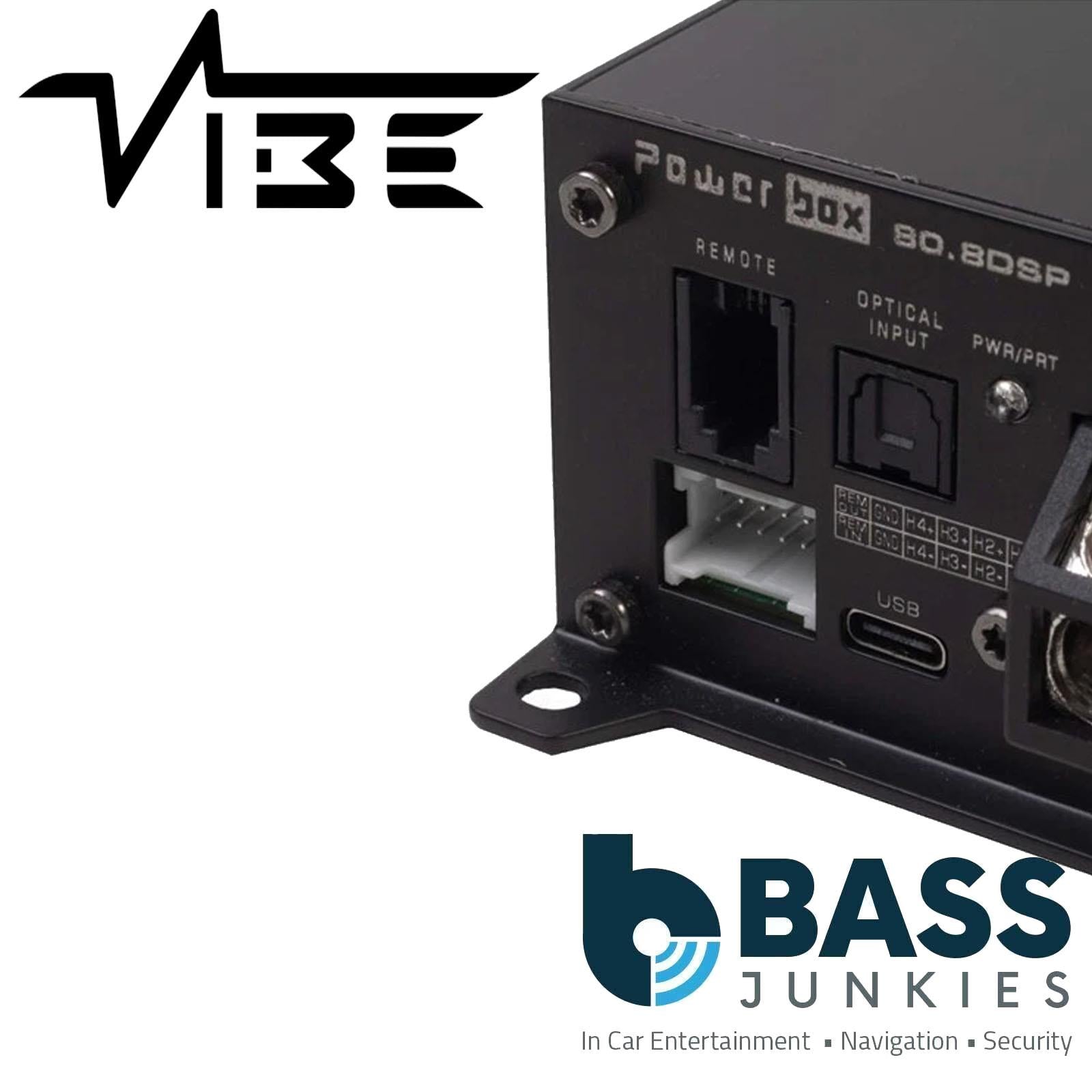 Vibe POWERBOX80.8-10DSP-V3 - 1440 Watts 50Hz 8 Channel DSP Car Amplifier