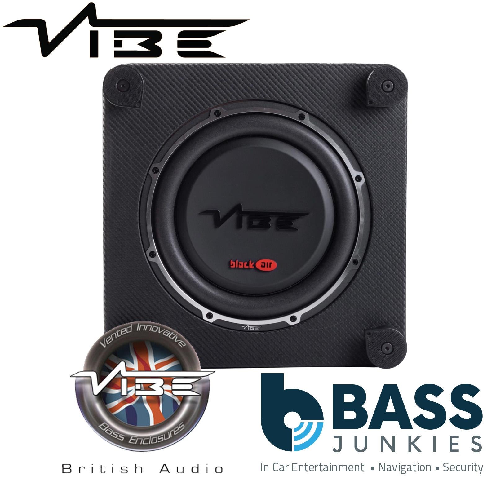 Vibe BASB10-V4 - 10" 900 Watts Car Sub Bass Box & Powerbox Amplifier Upgrade Kit