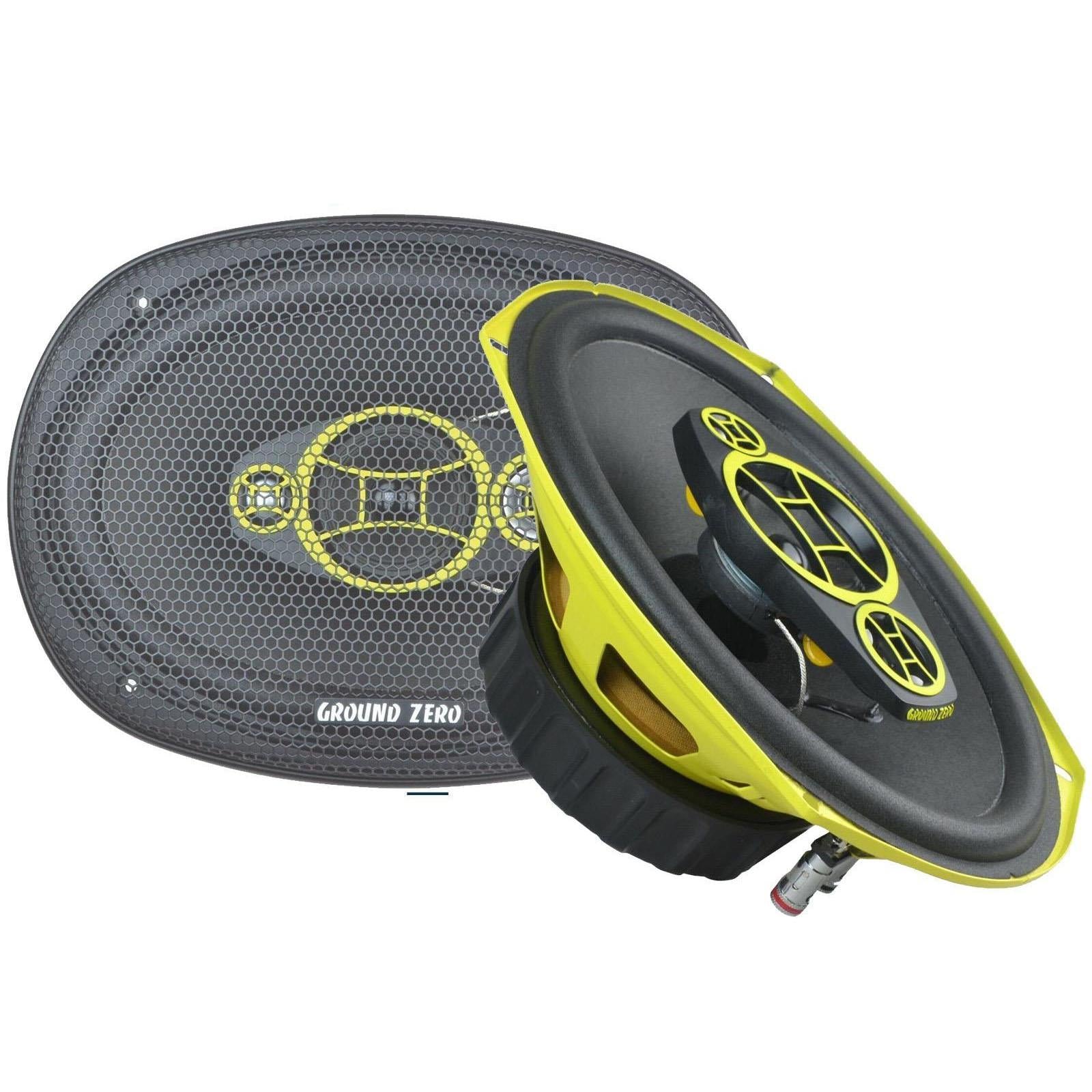 Ground Zero GZCF 7104XSPL - 7"x10" 600 Watts 4 Way Parcel Shelf Car Speakers