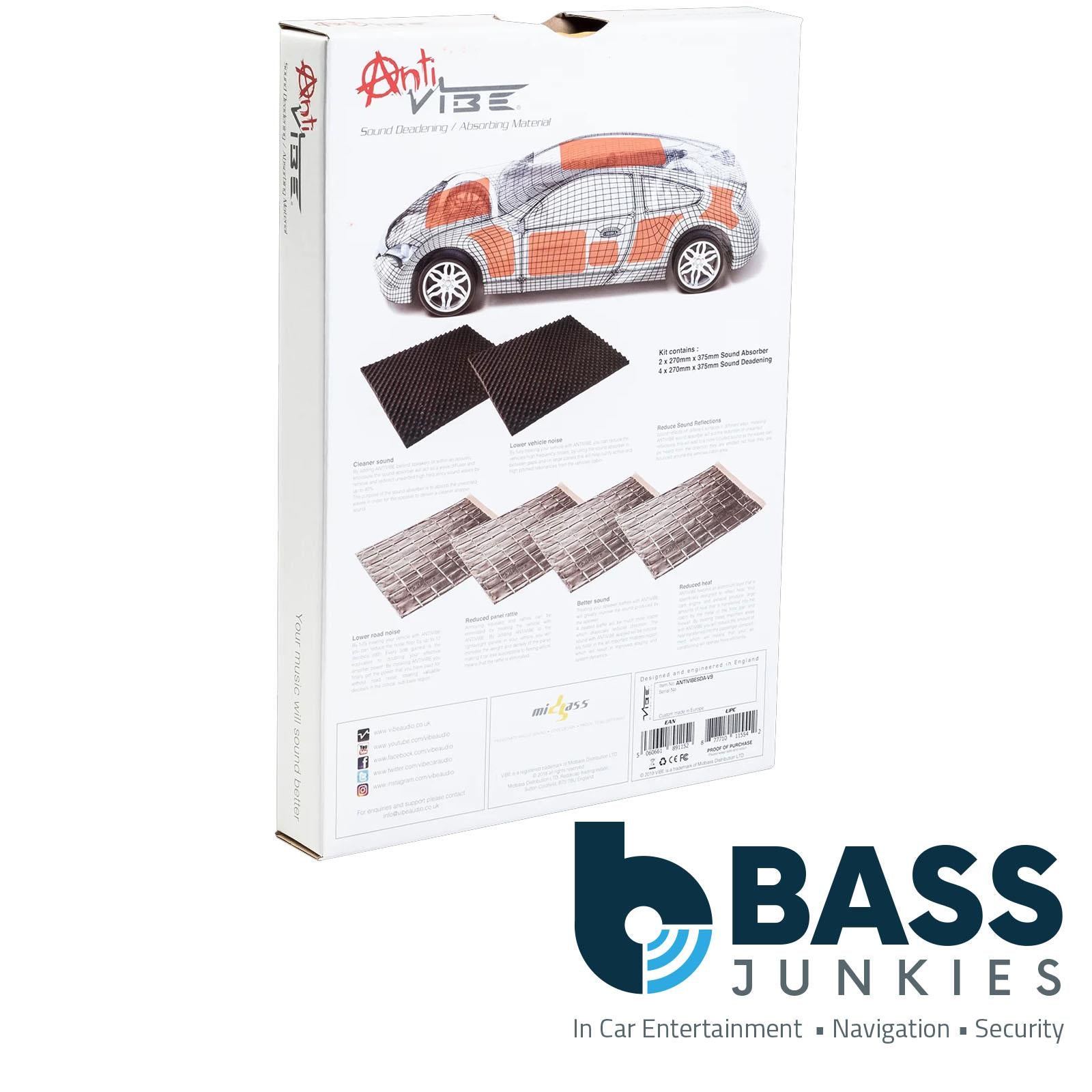 Vibe Critical Link - ANTIVIBESDA-V9 Antivibe Sound Deadening Combo Pack