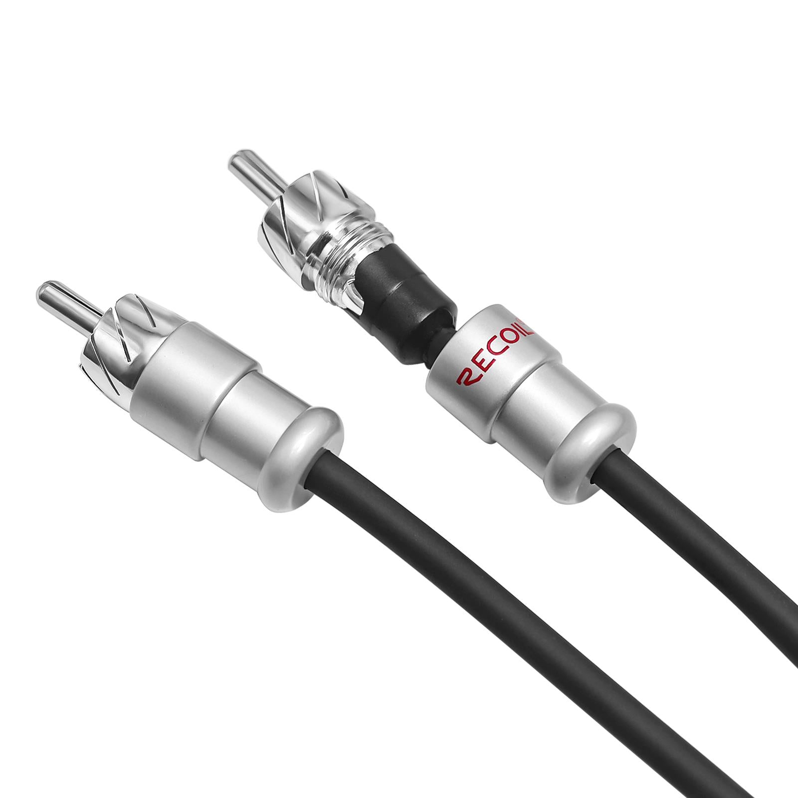 Recoil XI212 - 3 Metre Oxygen Free Copper 2-Channel Car Stereo RCA Phono Cable
