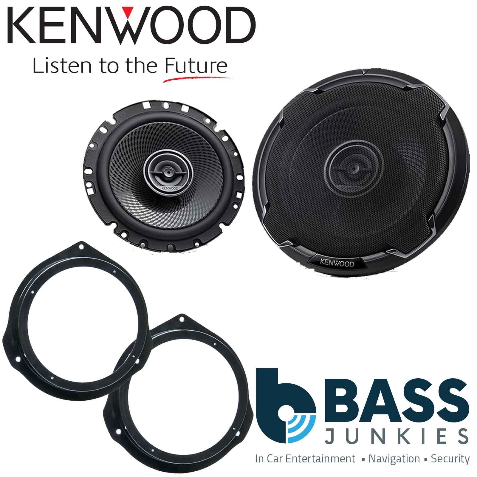 Mercedes C Class 07-14 Kenwood 17cm 6-1/2" 330 W 2 Way Front Door Car Speakers