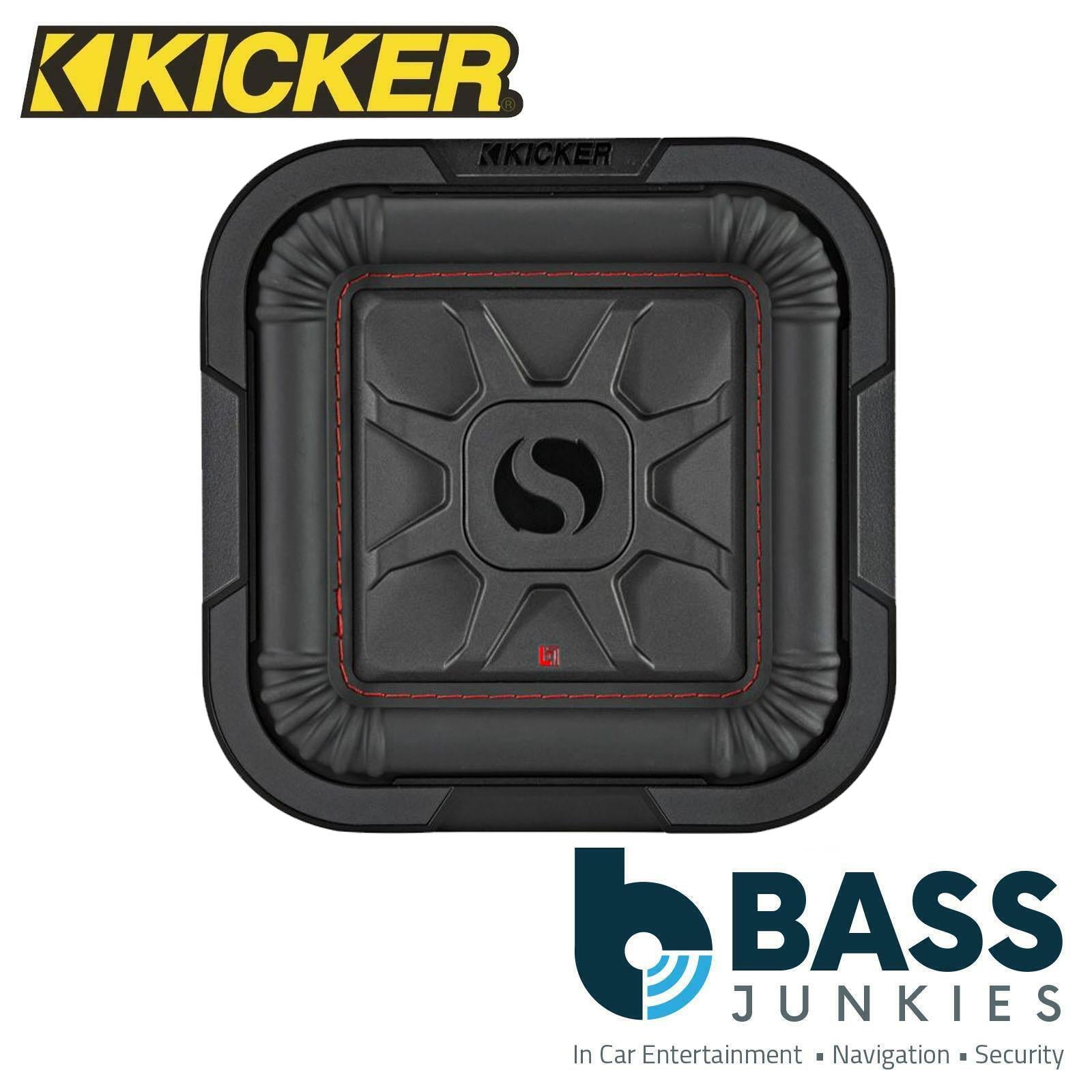Kicker 46L7T82 - L7T 8" Slim Square Subwoofer DVC 2 Ohm 700W