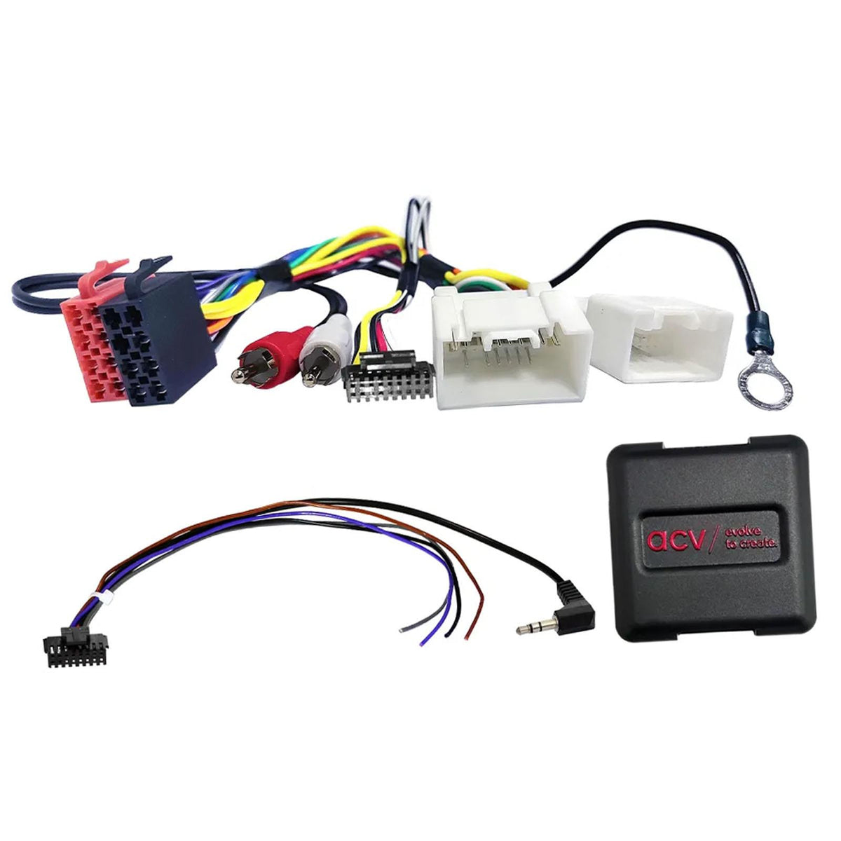 For Mitsubishi Triton 2015-22 Fascia Panel & Steering Wheel Interface For 9" Android Car Stereo