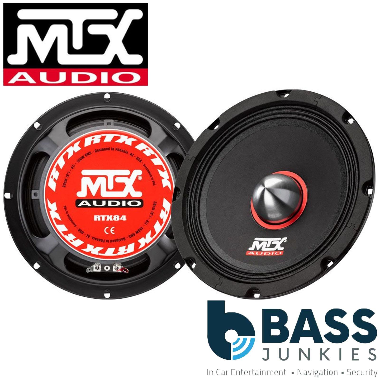 MTX RTX84 - Road Thunder Extreme 8" 600 Watts 4 Ohm Mid Bass Single Car Speaker