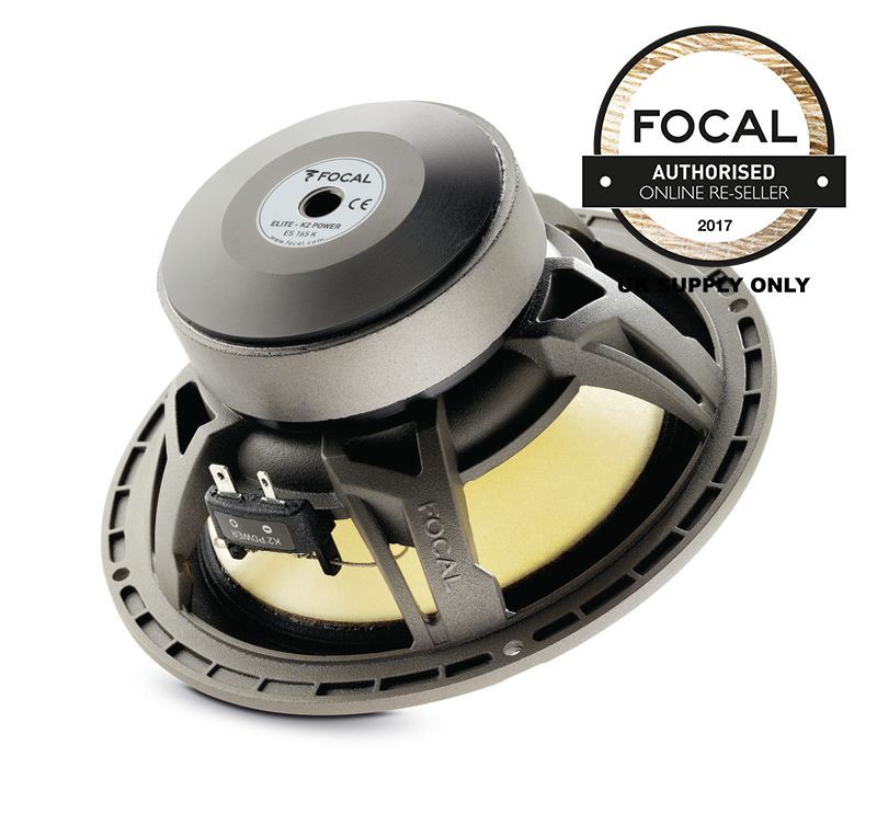 Focal ES165K - ELITE New K2 Power, 200 Watts 165mm 6.5" 2 Way Component Set, TNK Tweeter 100W (RMS)
