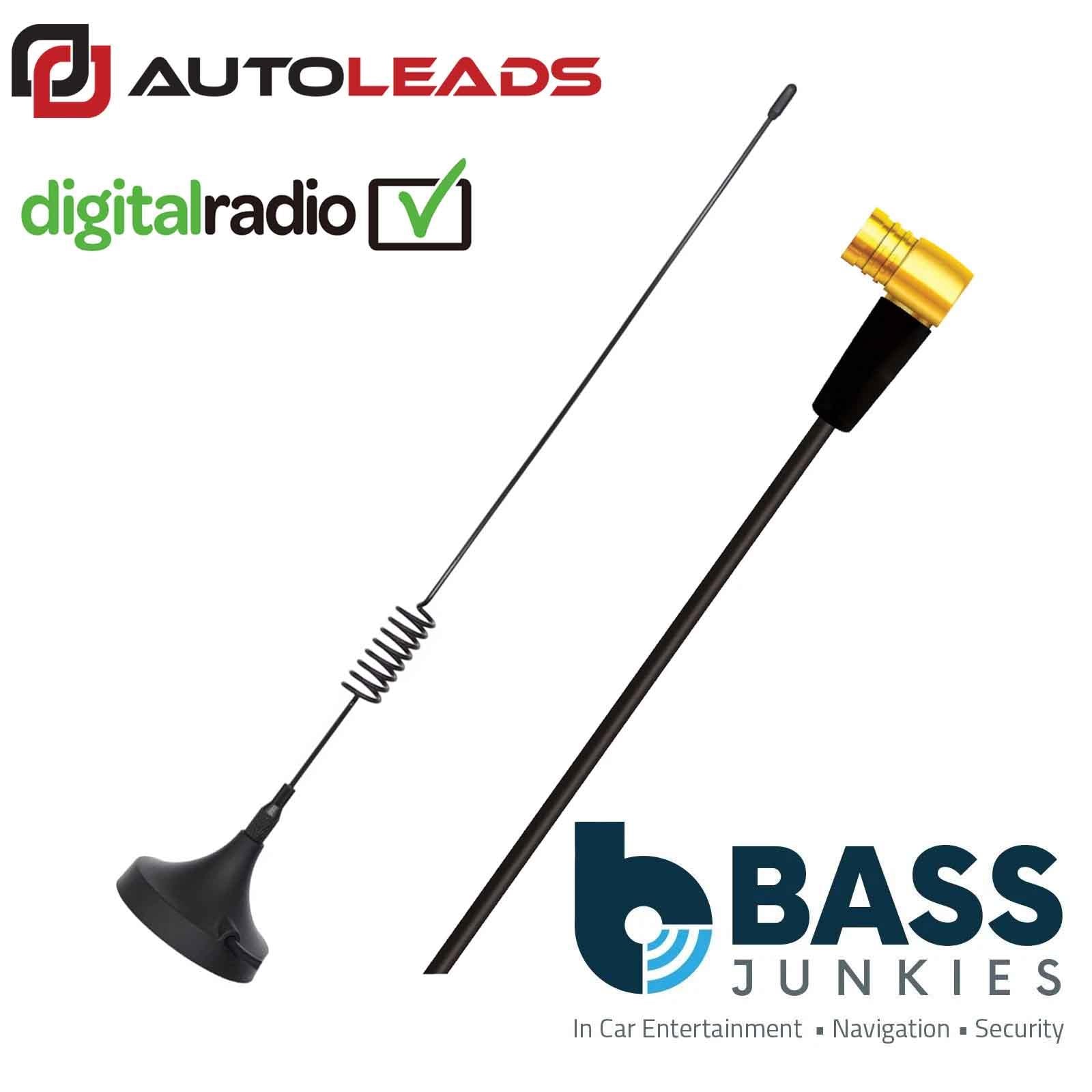 AUTOLEADS DAB+ Radio SMB Magnetic Roof Mount Car Aerial for Clarion Stereo