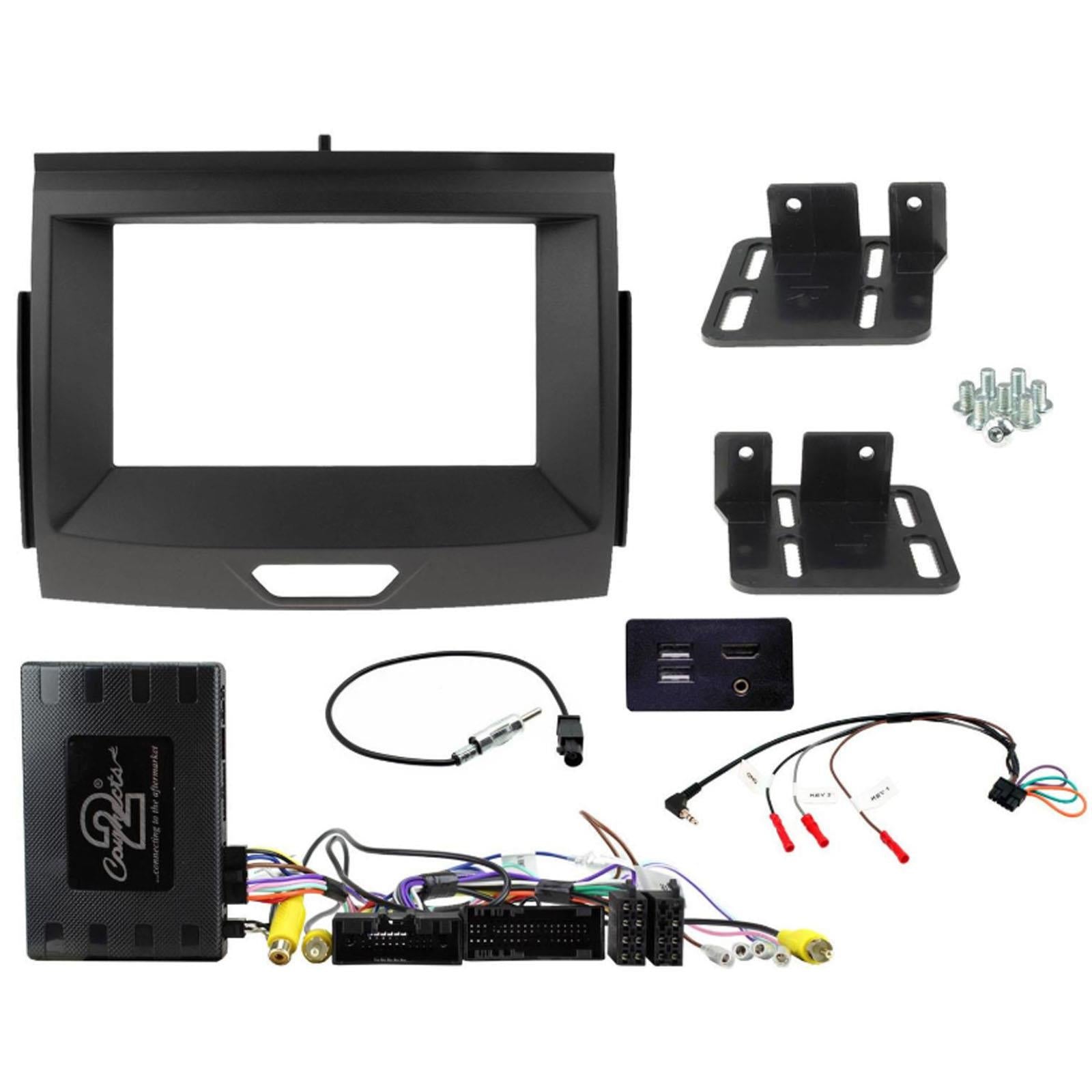 CTKFD91 Double Din Car Stereo Full Fitting Kit for Ford Ranger SYNC 3 2015-2022